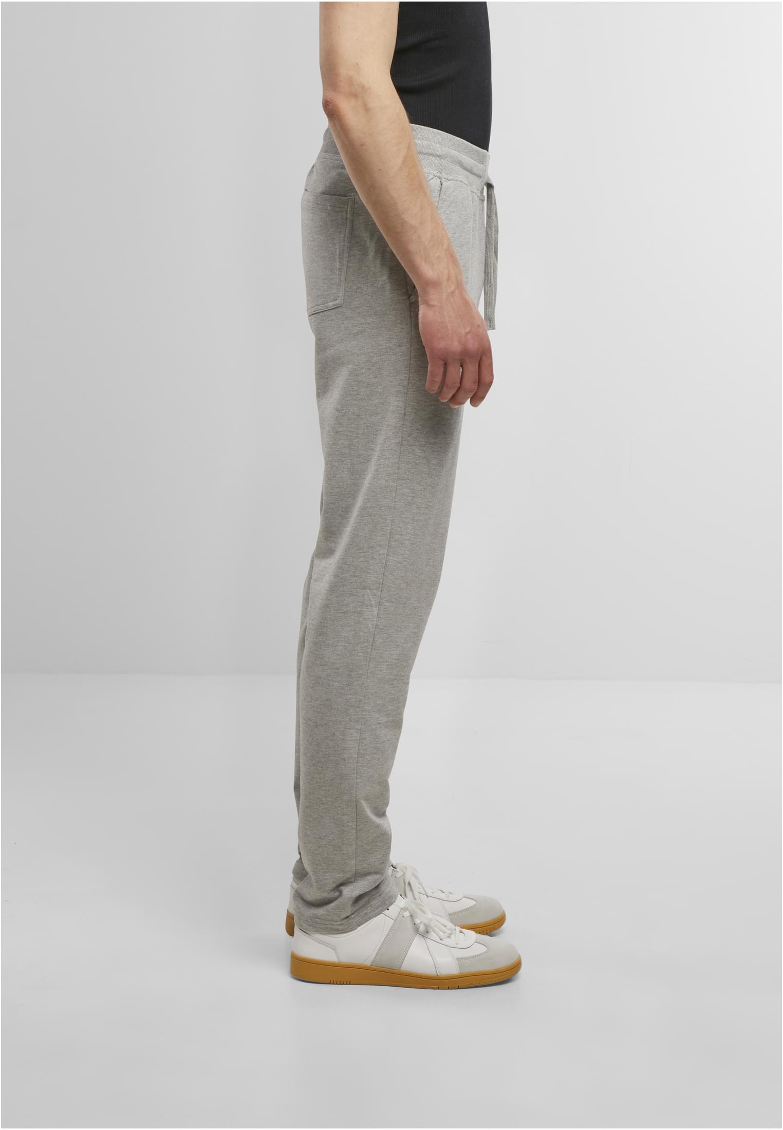 Terry Jogging Long Pants heather grey | heather grey
