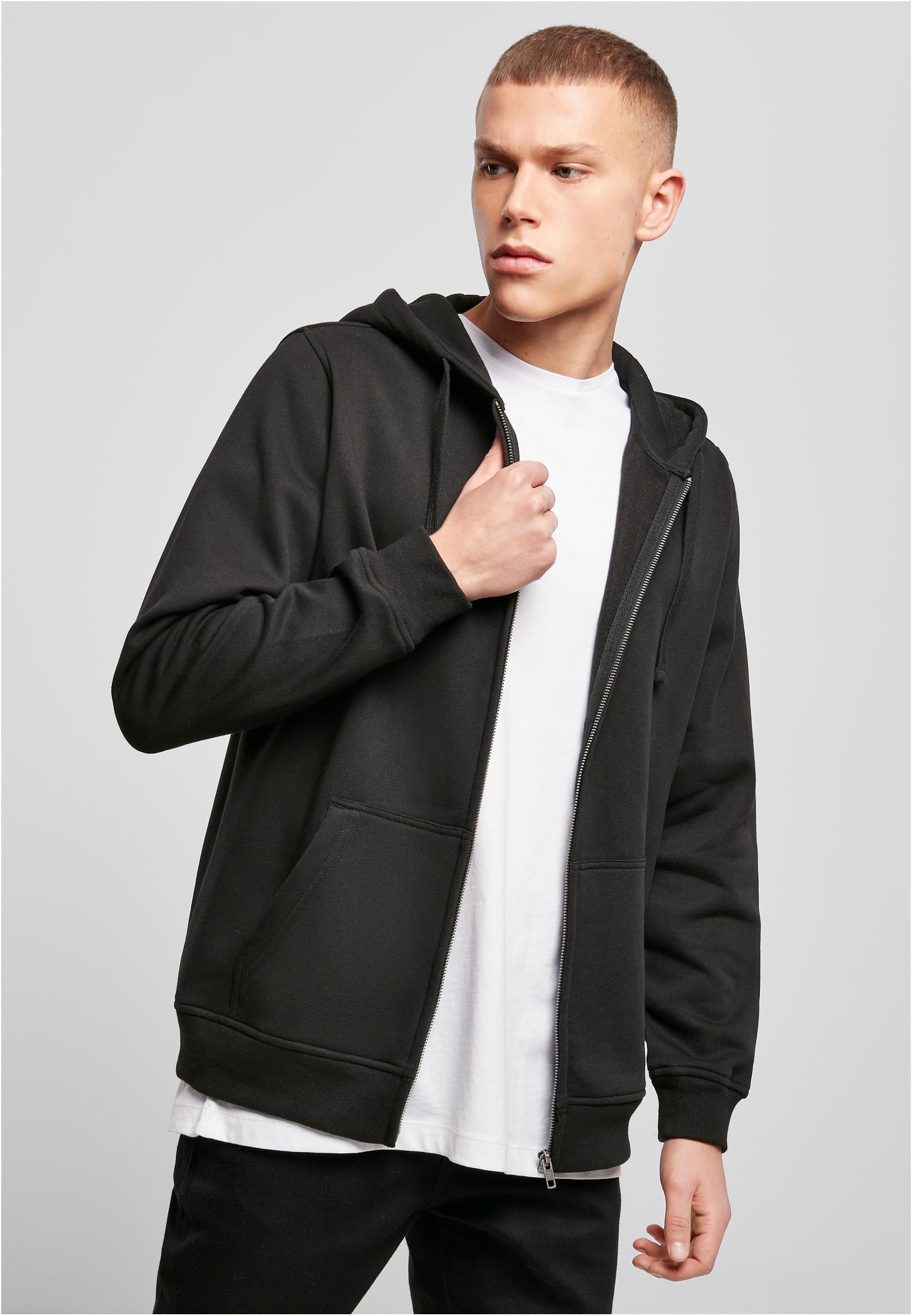 Merch Zip Hoody black | black