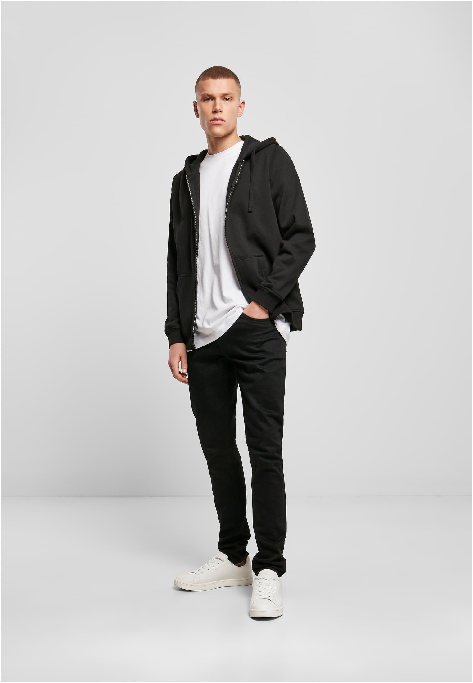 Merch Zip Hoody black | black