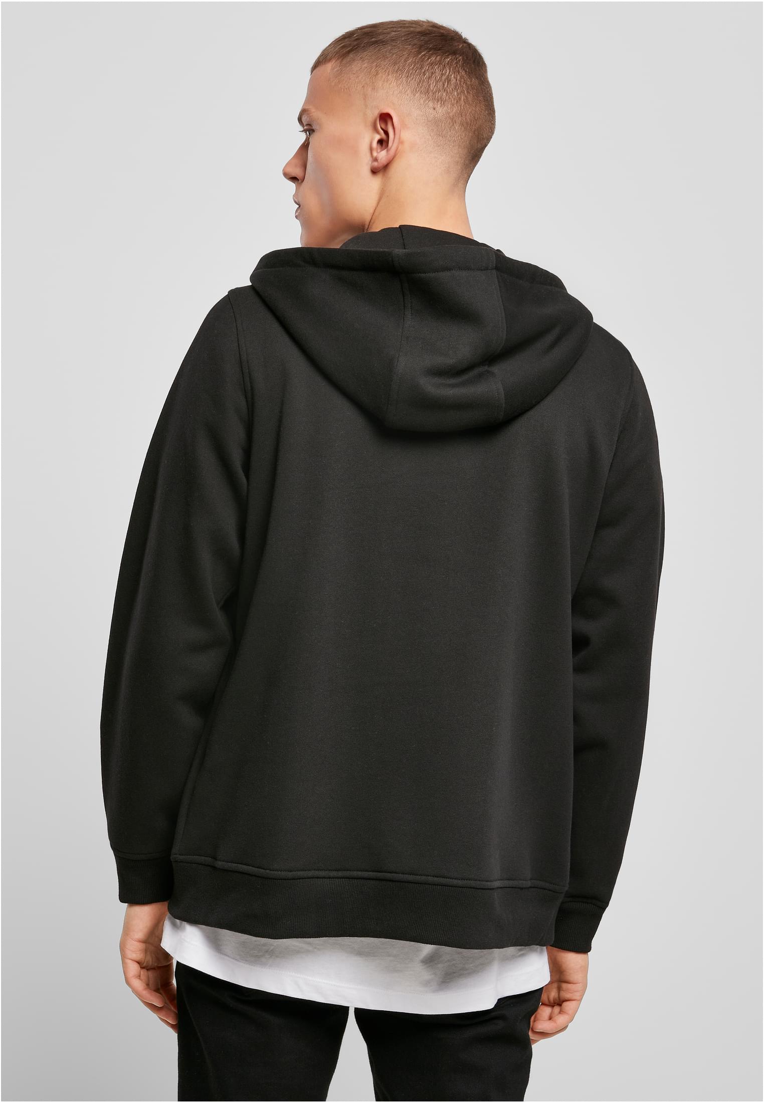 Merch Zip Hoody black | black