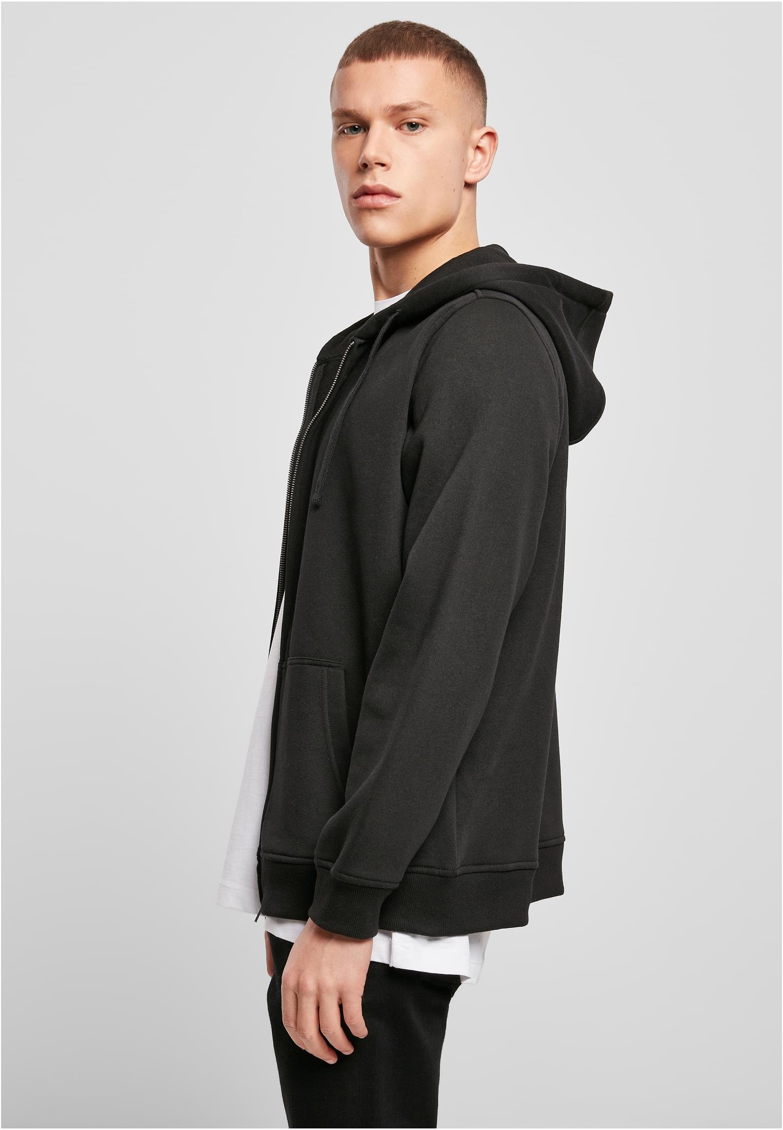 Merch Zip Hoody black | black