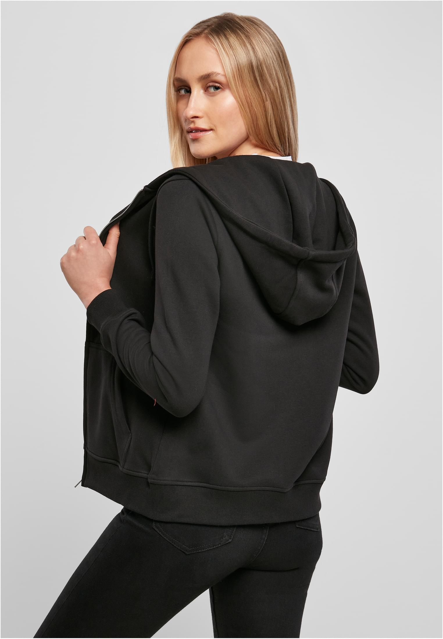 Ladies Merch Zip Hoody black | black