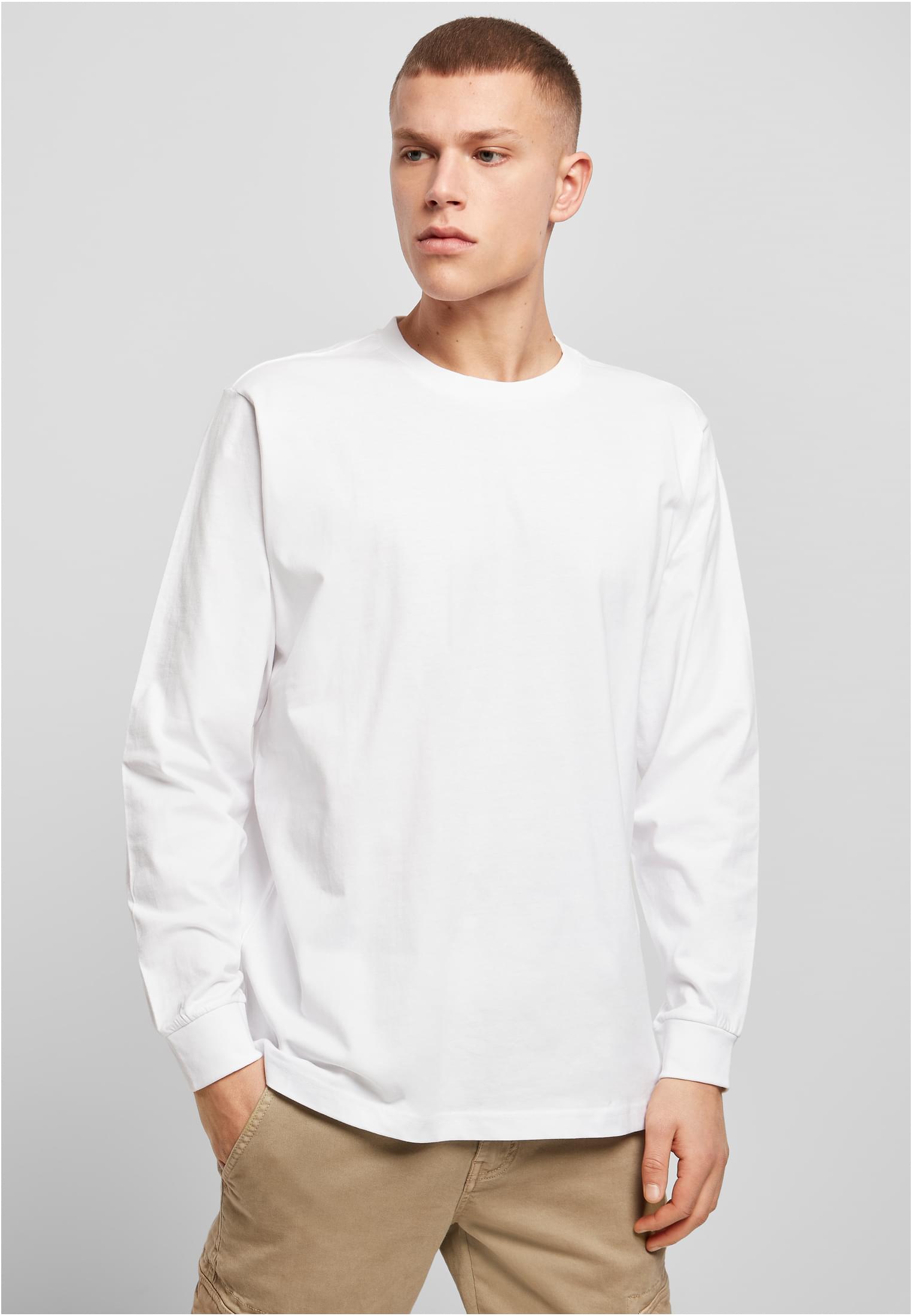 Longsleeve With Cuffrib white | white