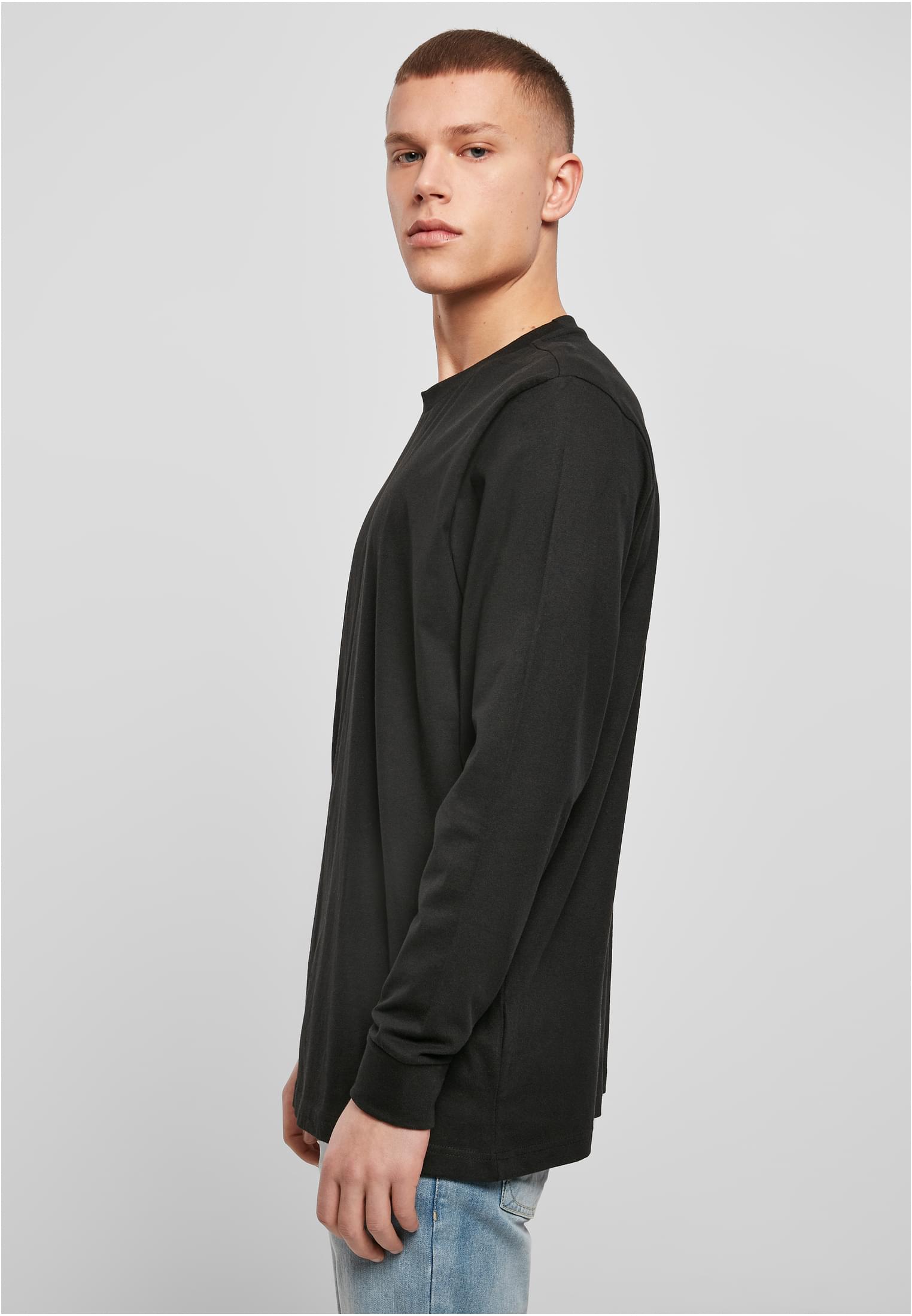 Longsleeve With Cuffrib black | black