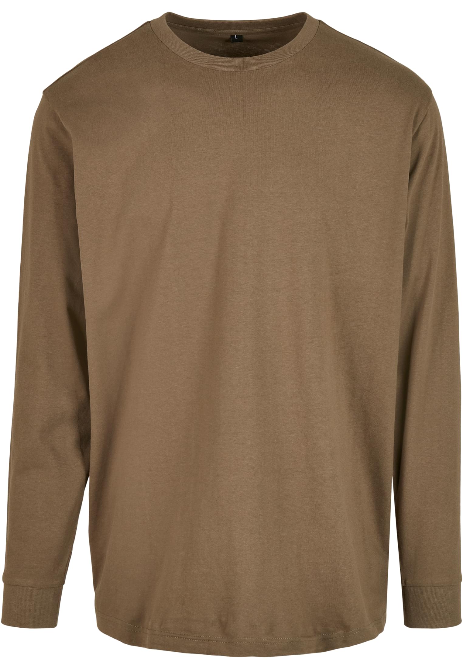 Longsleeve With Cuffrib olive | olive
