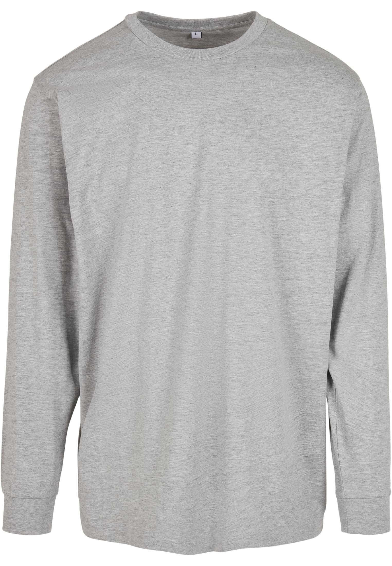 Longsleeve With Cuffrib heather grey | heather grey