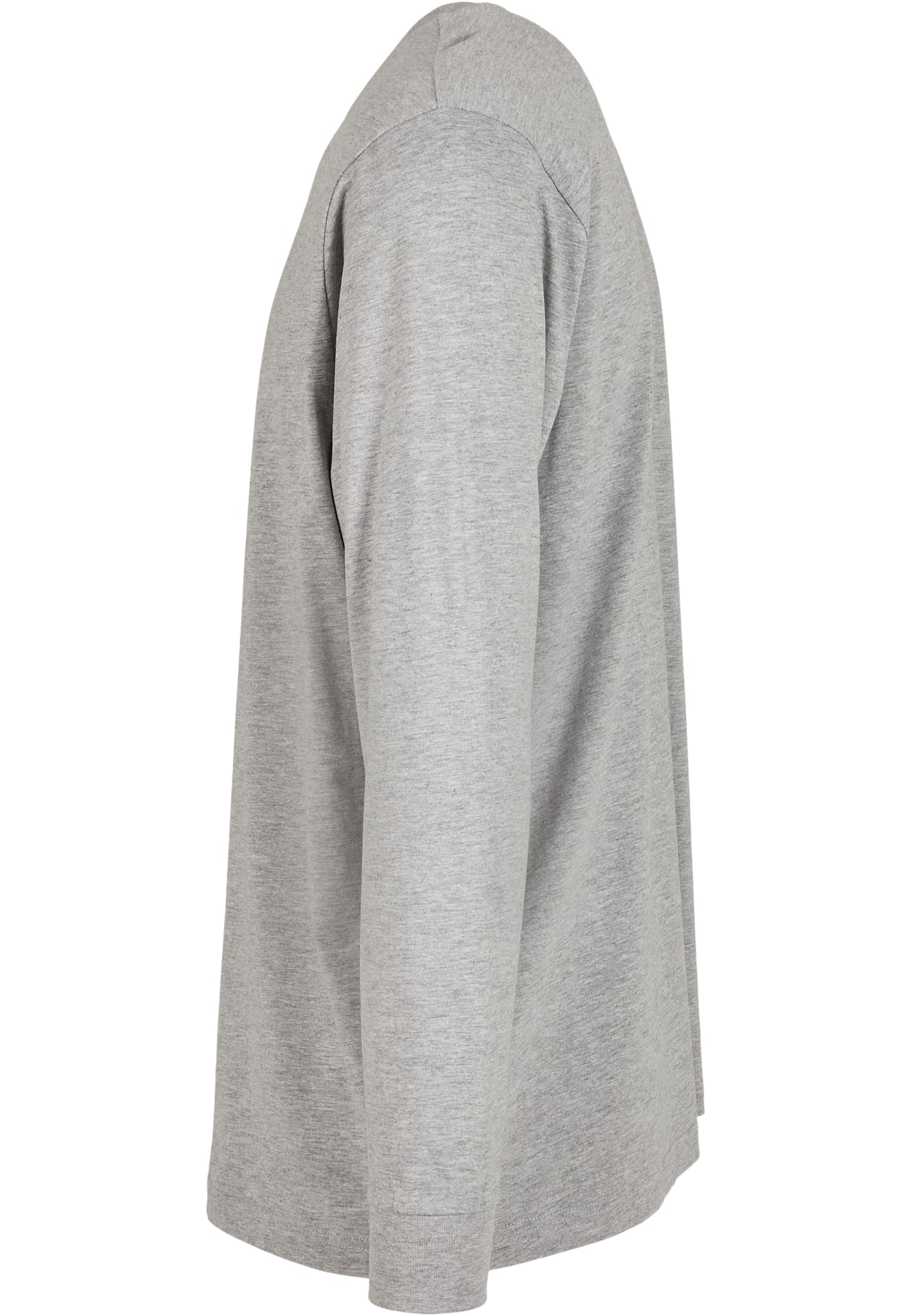 Longsleeve With Cuffrib heather grey | heather grey