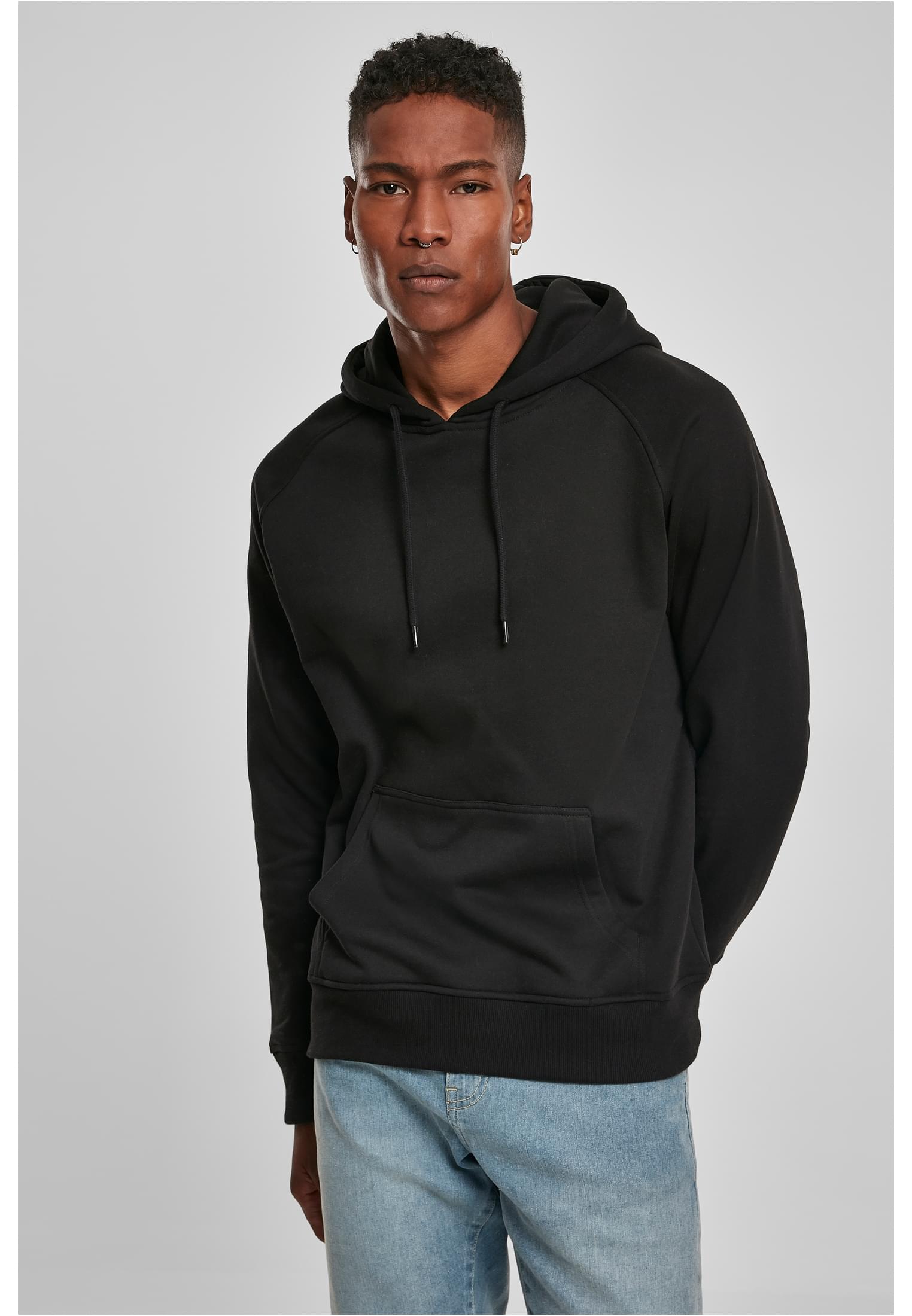 Raglan Sweat Hoody black | black