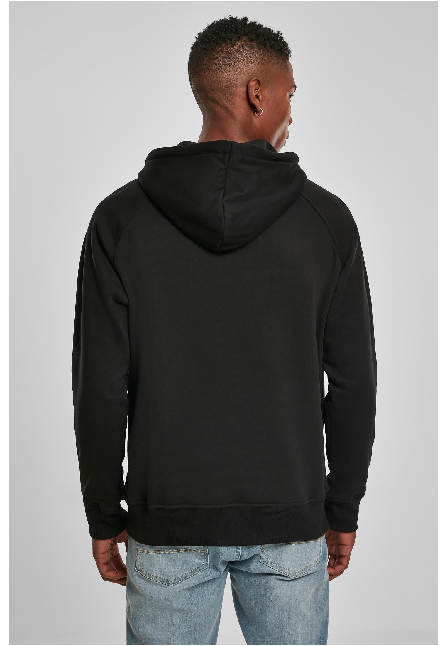 Raglan Sweat Hoody black | black