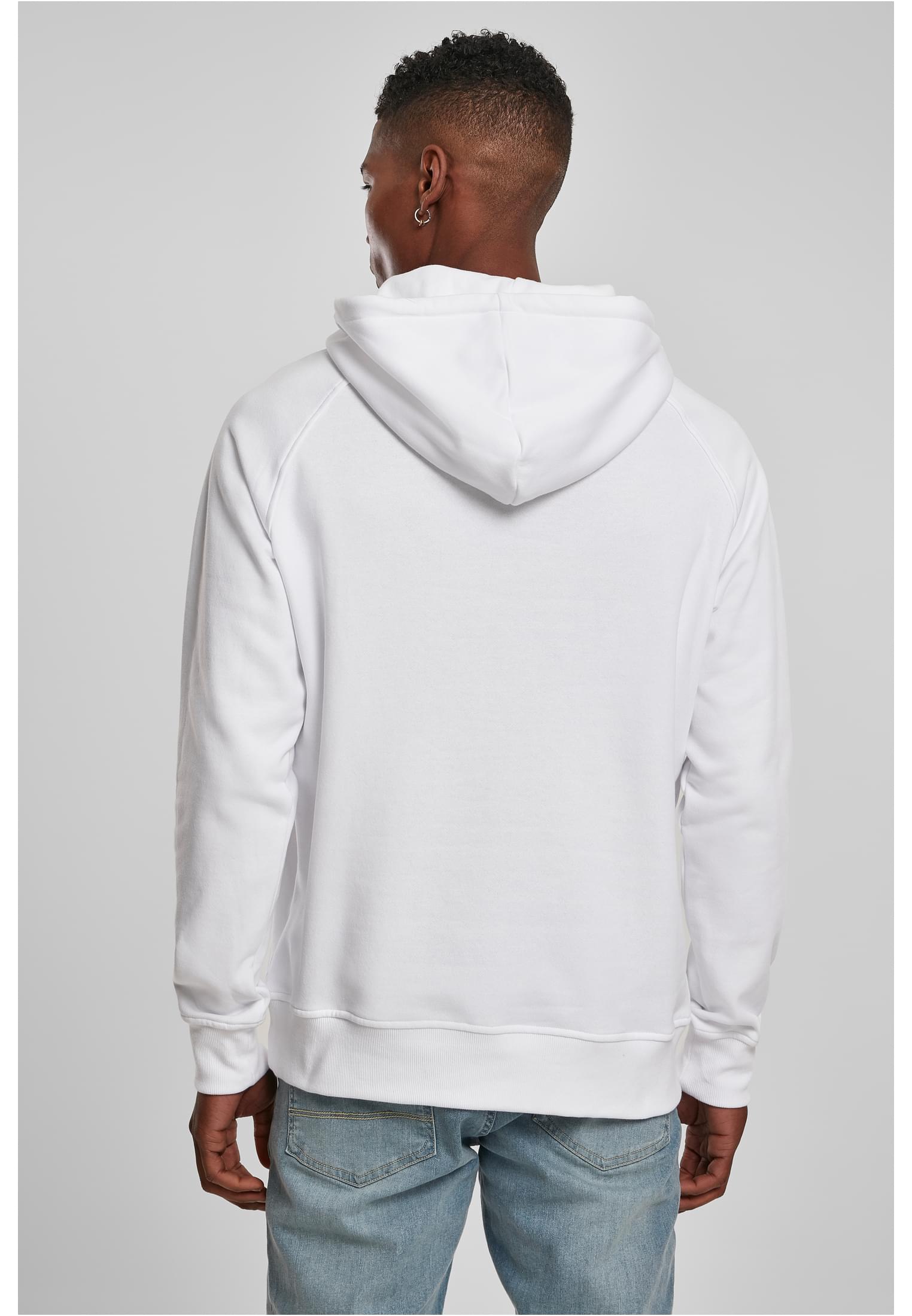 Raglan Sweat Hoody white | white