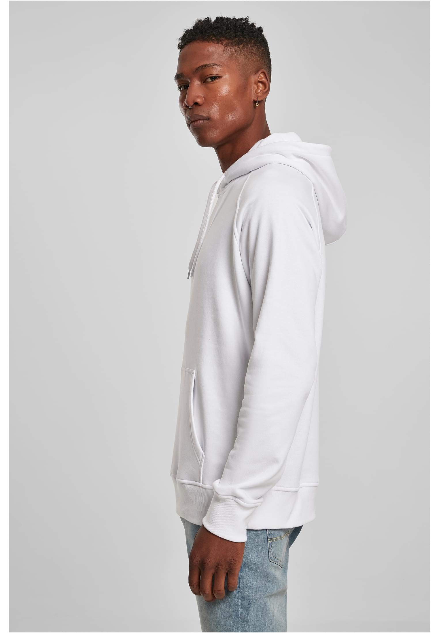 Raglan Sweat Hoody white | white