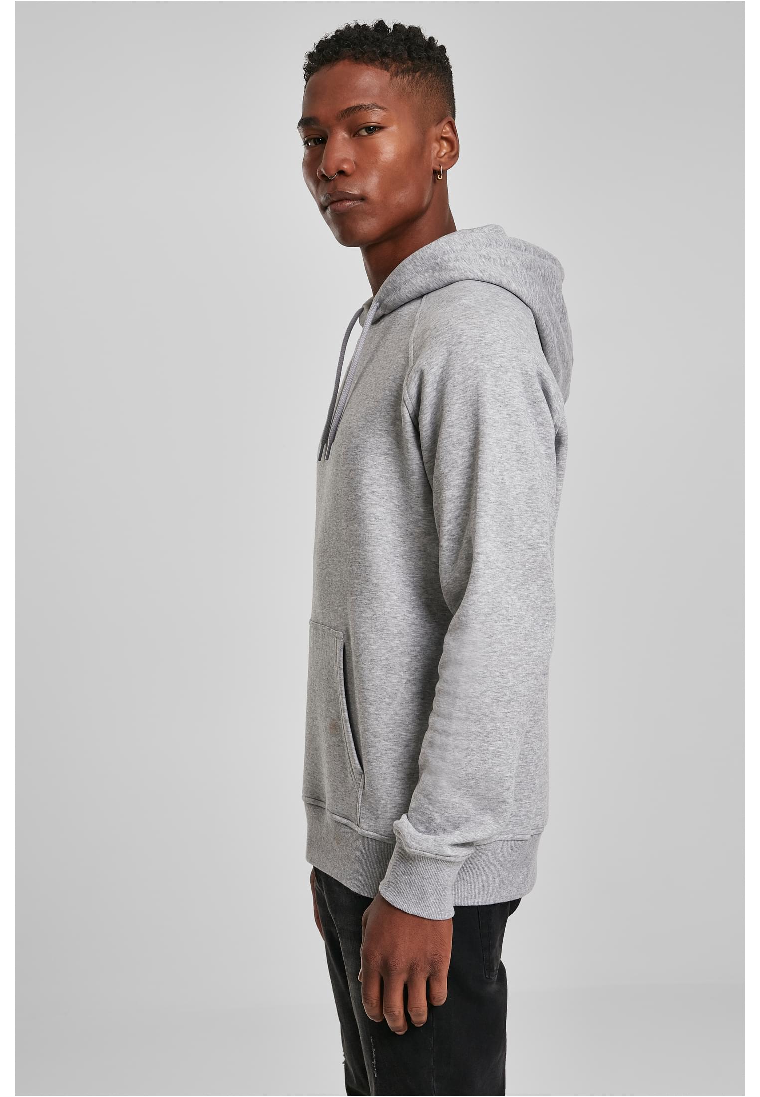 Raglan Sweat Hoody heather grey | heather grey