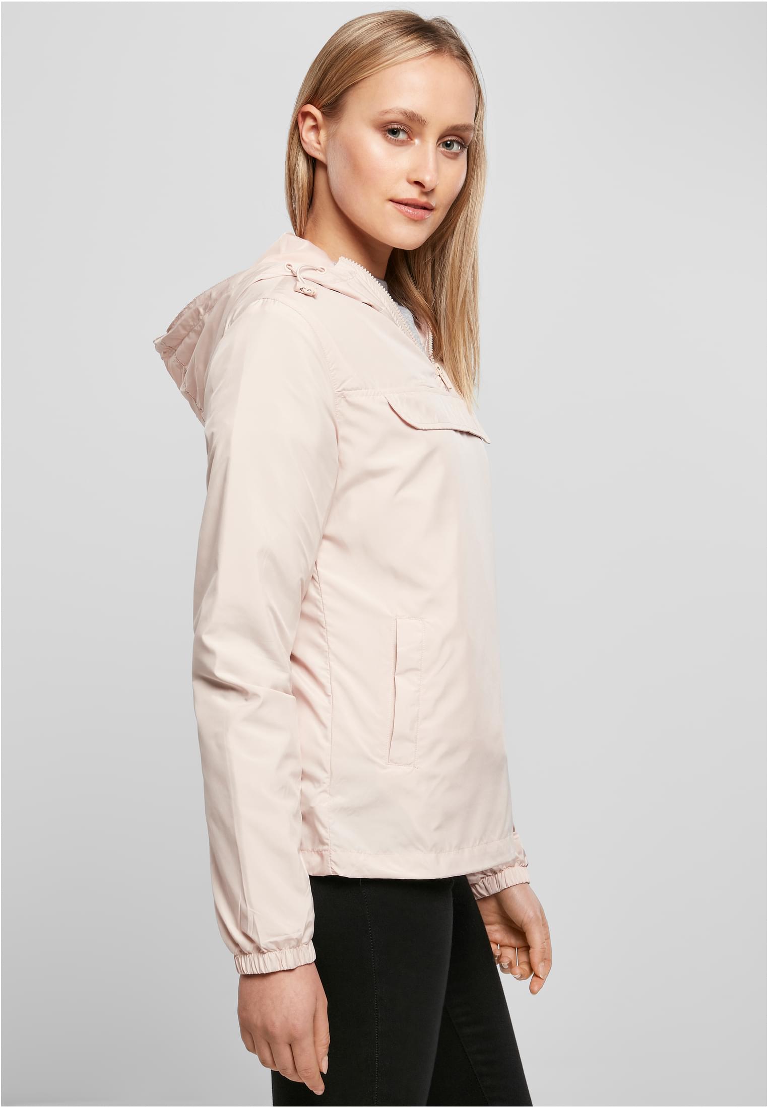 Ladies Basic Pull Over Jacket light pink | light pink