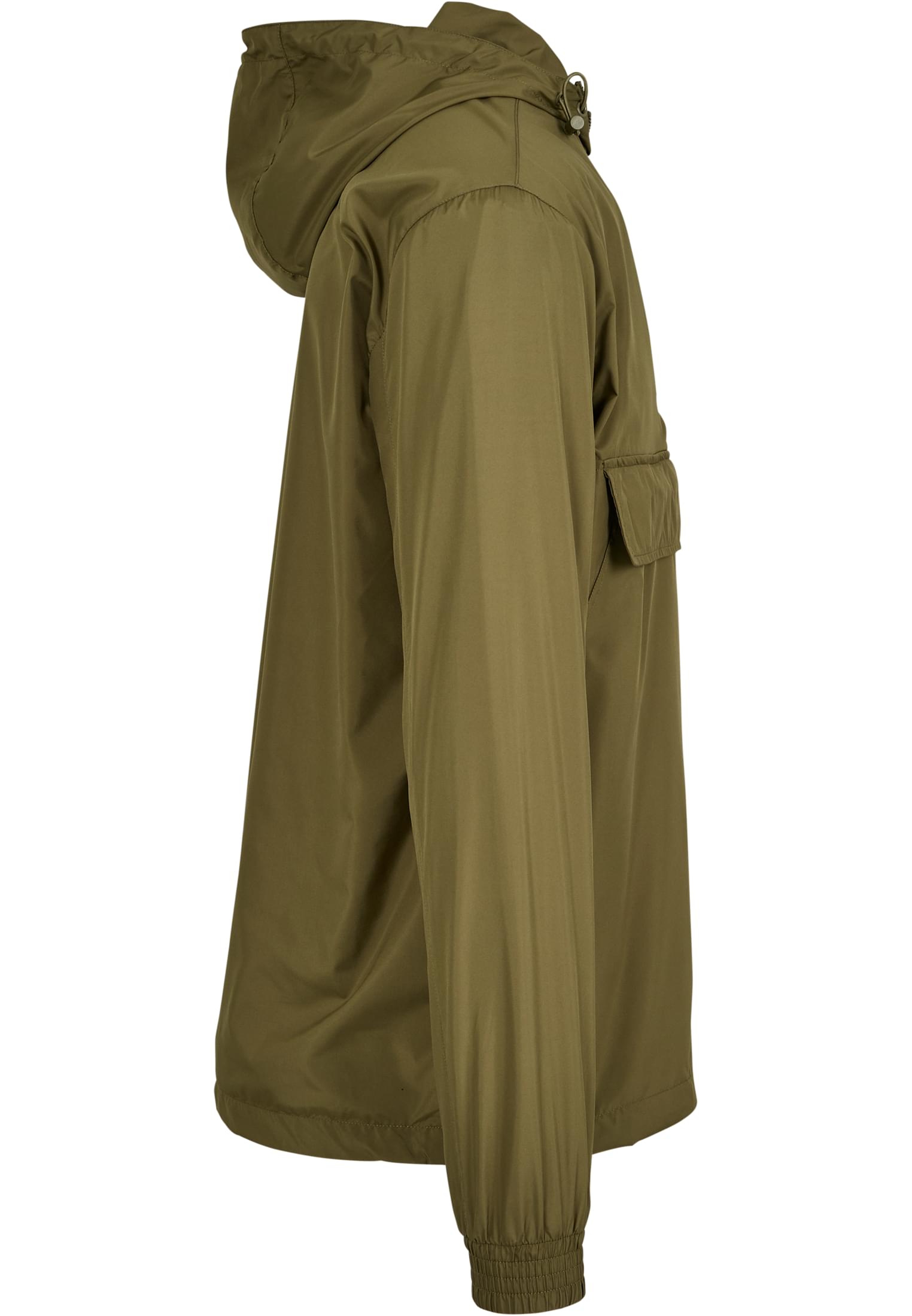 Basic Pull Over Jacket olive | olive
