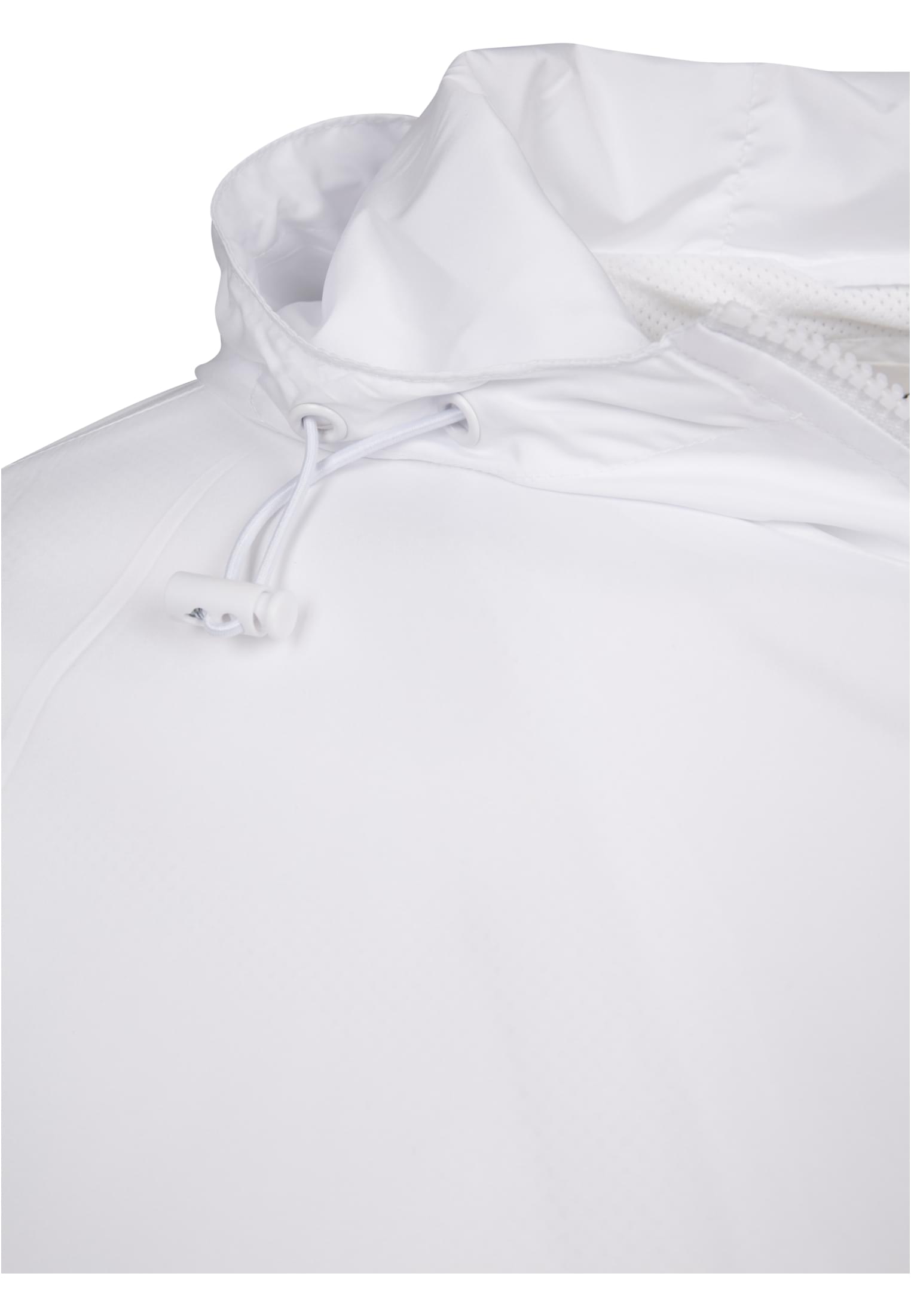 Basic Pull Over Jacket white | white