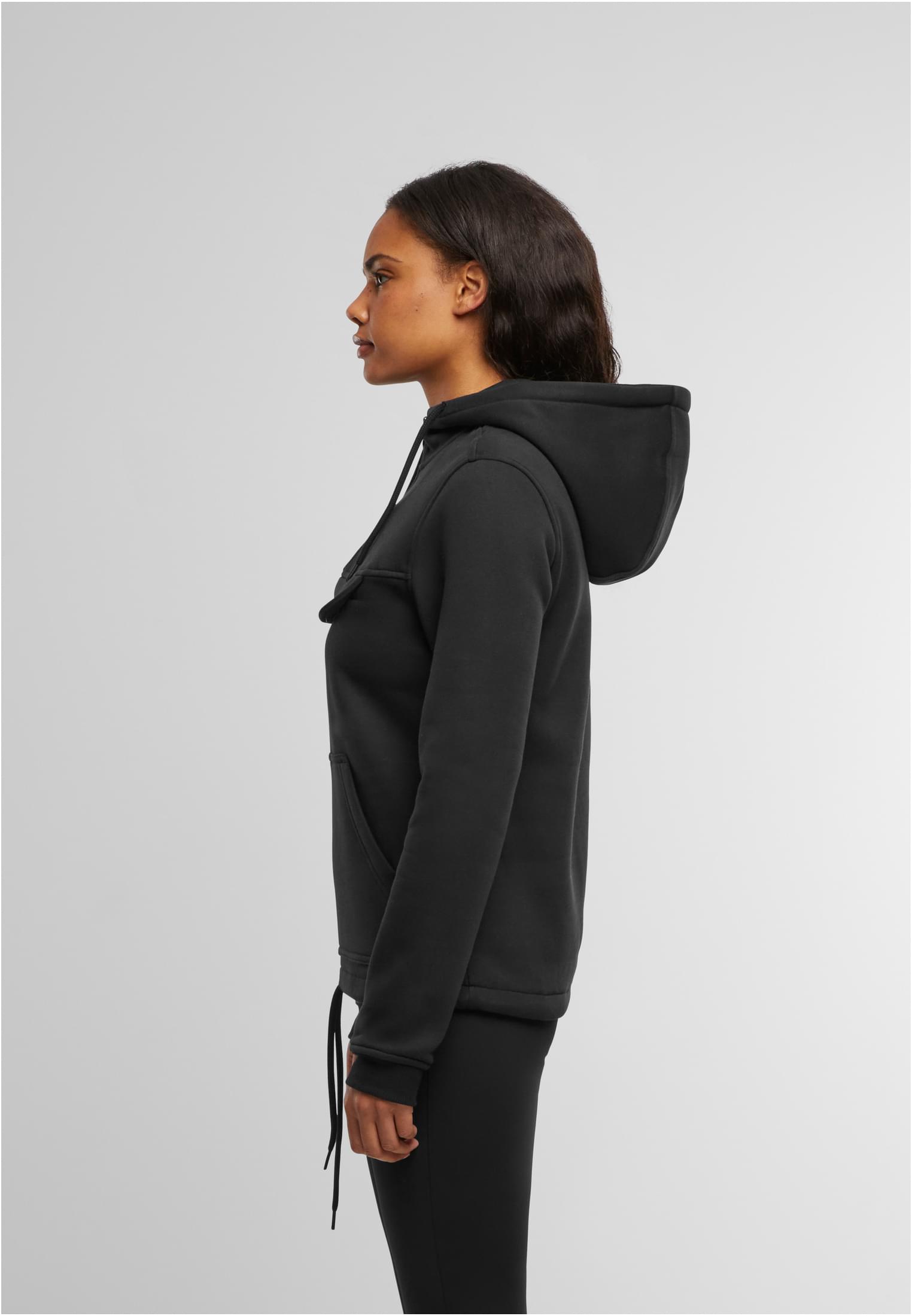 Ladies Sweat Pull Over Hoody black | black