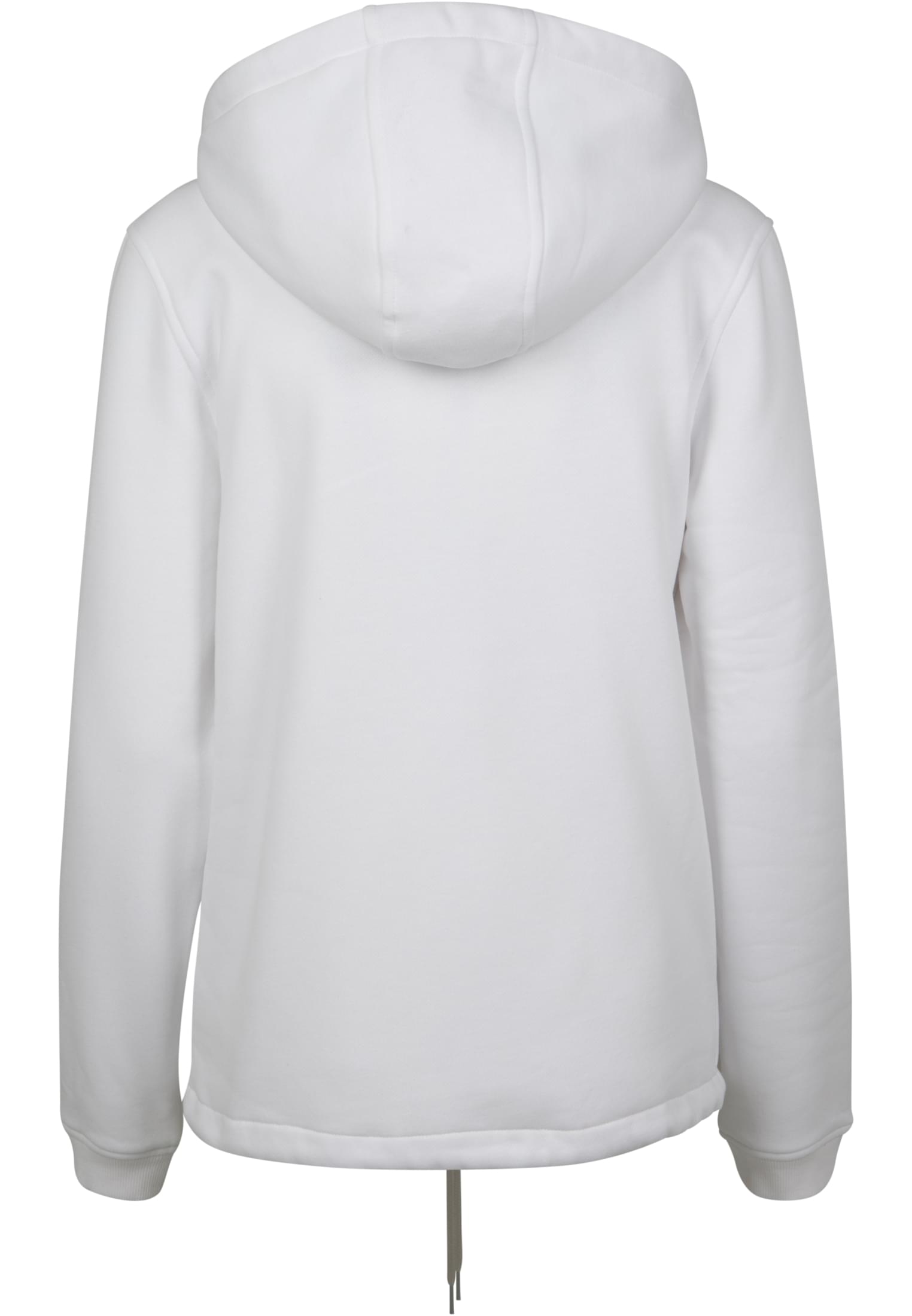 Ladies Sweat Pull Over Hoody white | white