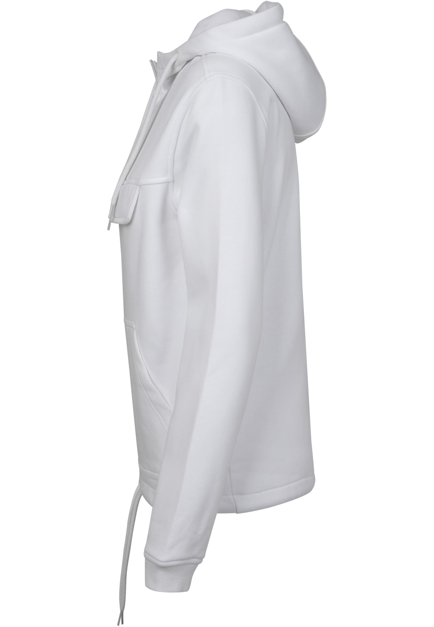 Ladies Sweat Pull Over Hoody white | white