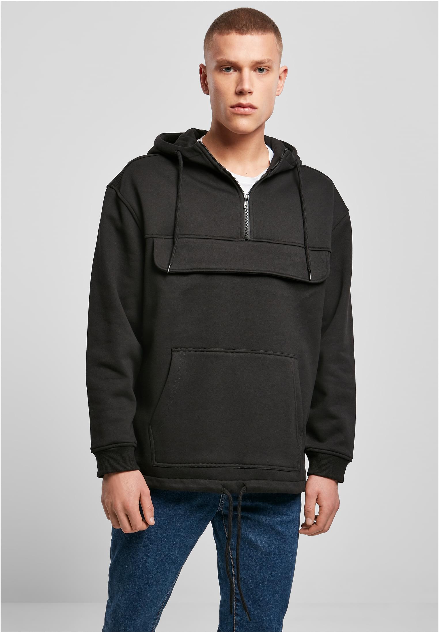 Sweat Pull Over Hoody black | black