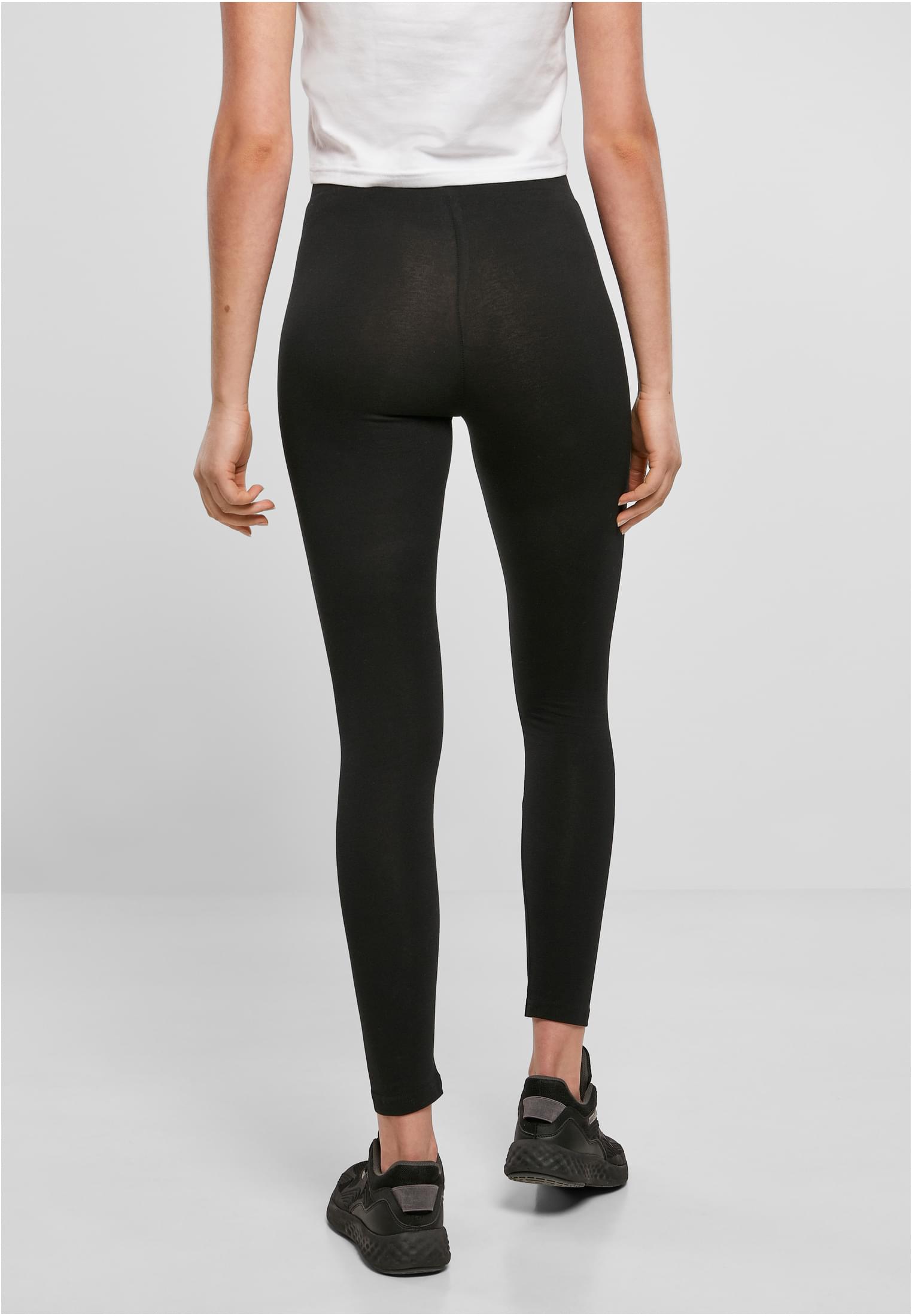 Ladies Stretch Jersey Leggings black | black