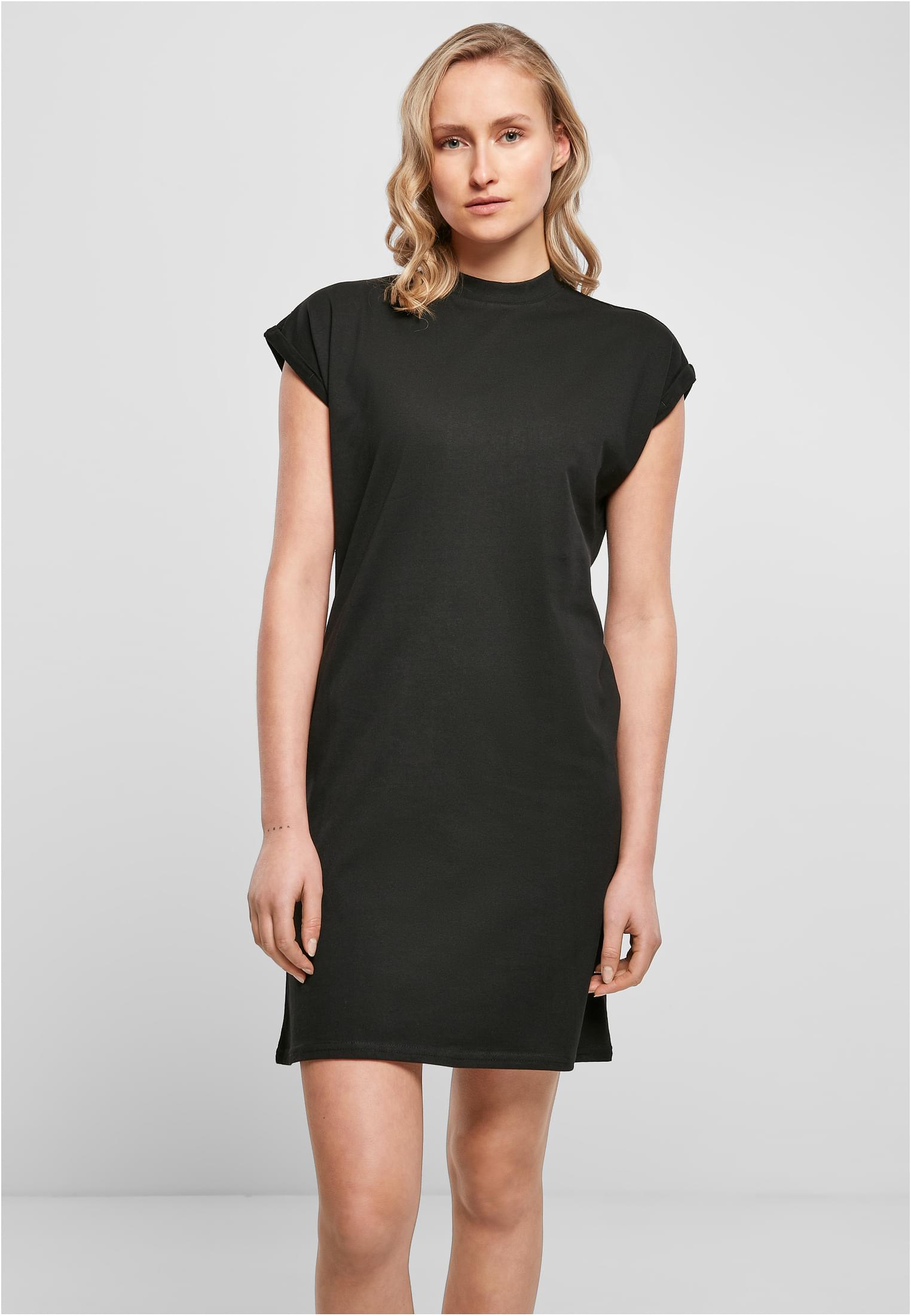 Ladies Turtle Extended Shoulder Dress black | black