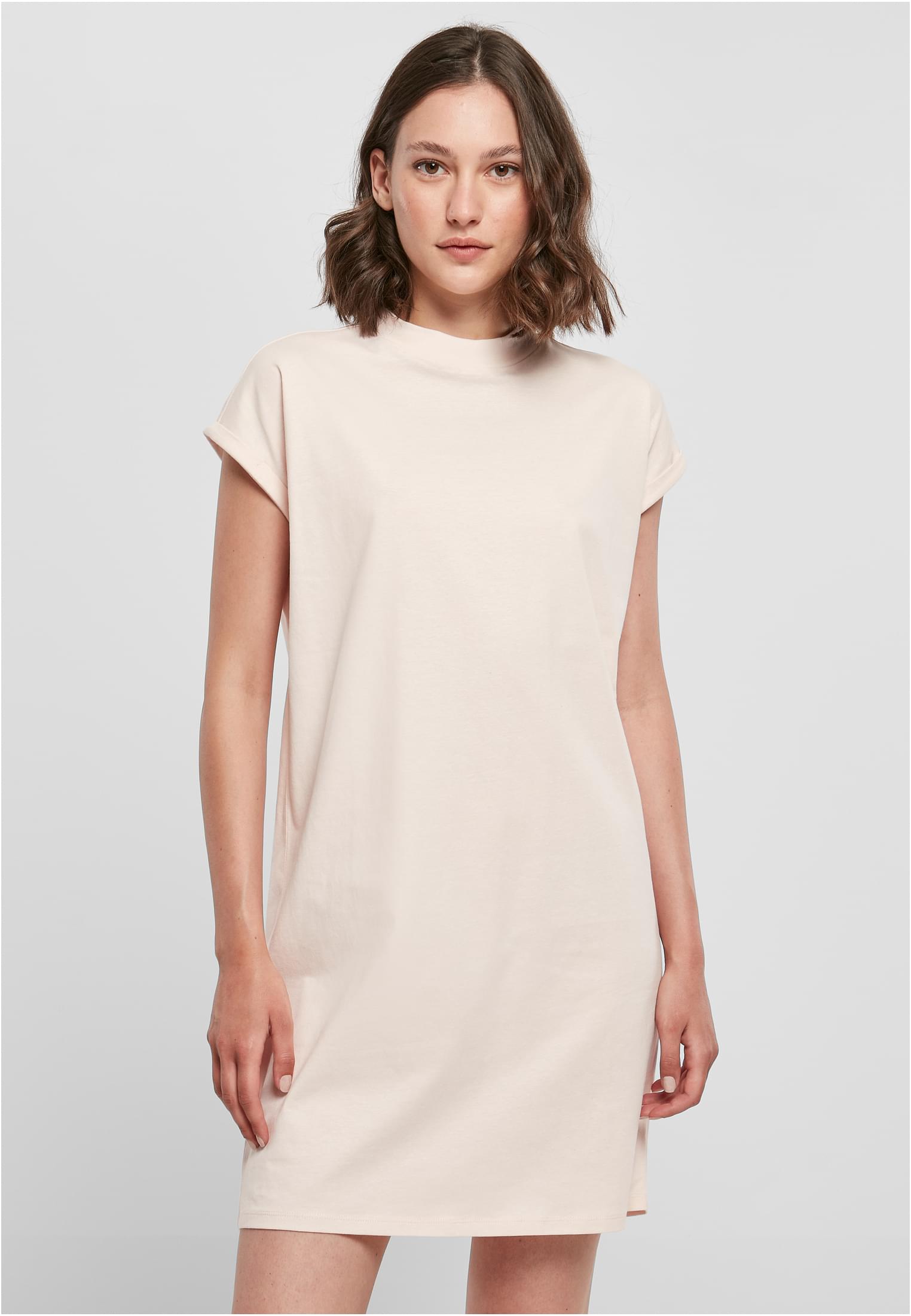 Ladies Turtle Extended Shoulder Dress pink | pink