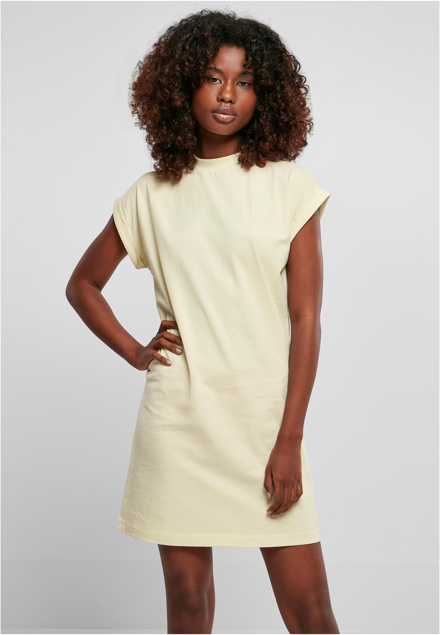 Ladies Turtle Extended Shoulder Dress softyellow | softyellow