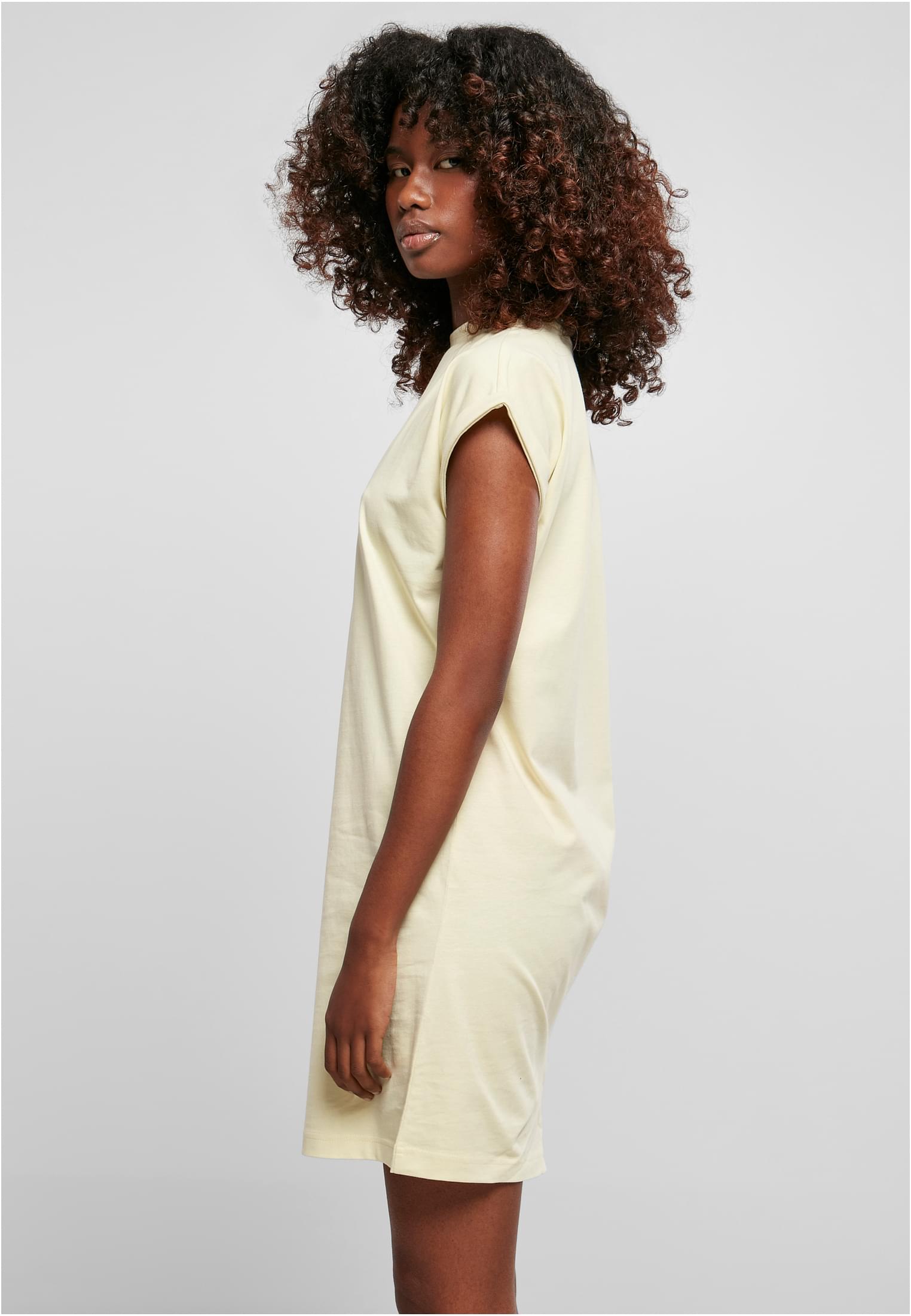Ladies Turtle Extended Shoulder Dress softyellow | softyellow