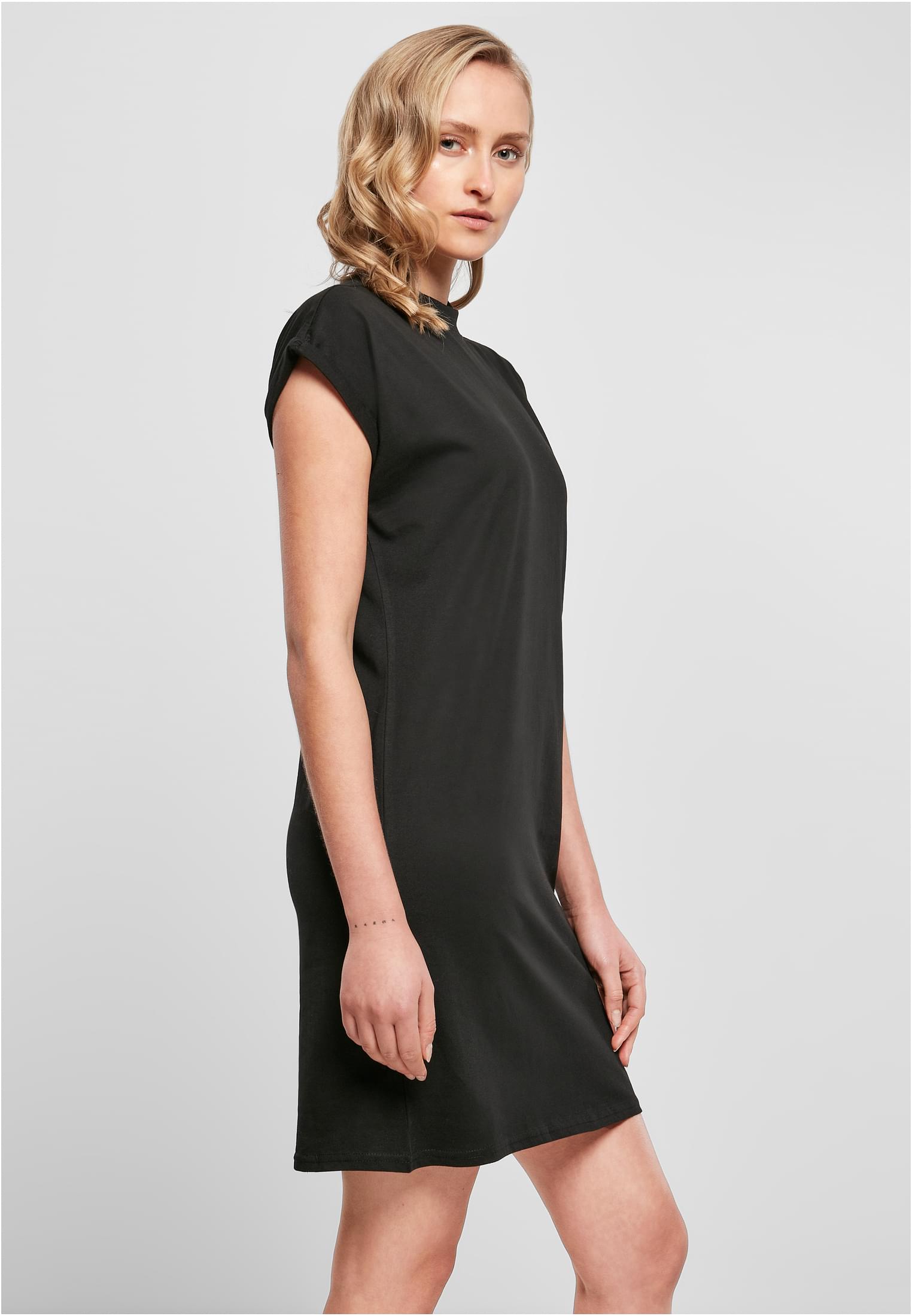Ladies Turtle Extended Shoulder Dress black | black