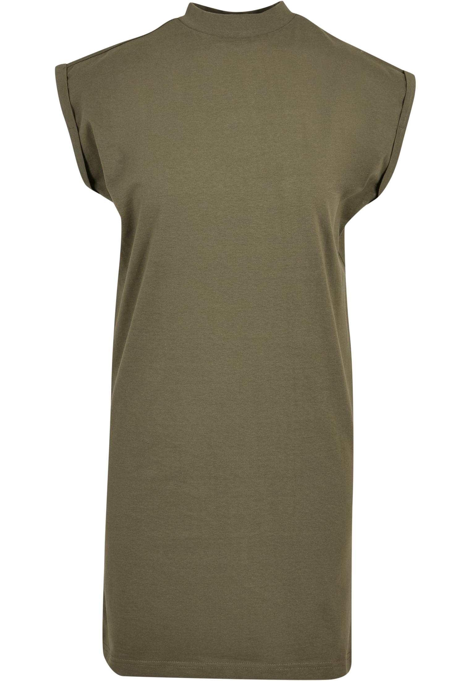 Ladies Turtle Extended Shoulder Dress olive | olive