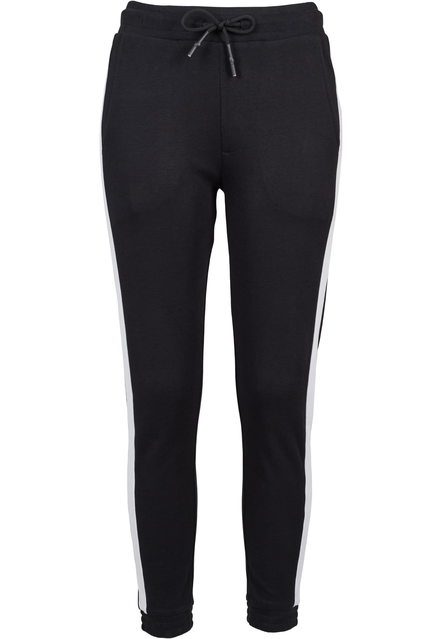 Ladies Interlock Jogpants black/white | black/white