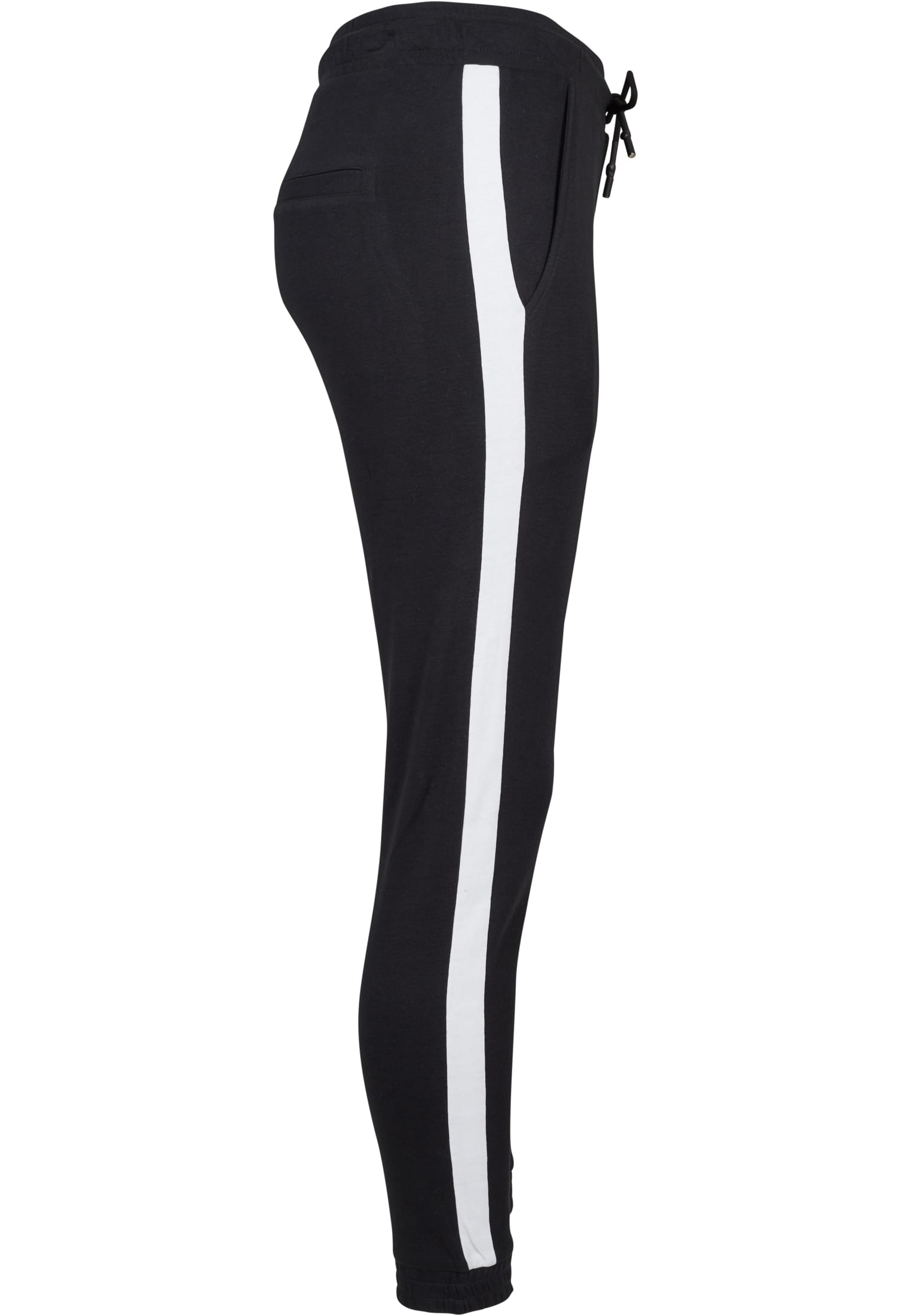 Ladies Interlock Jogpants black/white | black/white