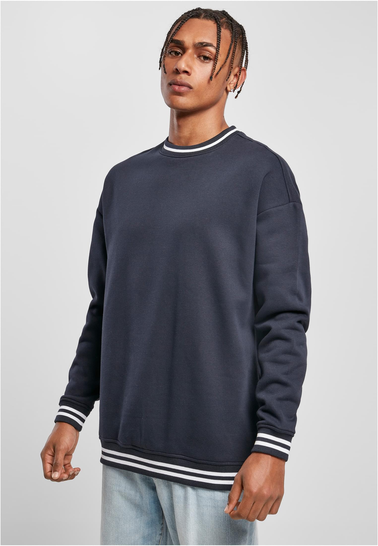 College Sweat Crew navy/white | navy/white