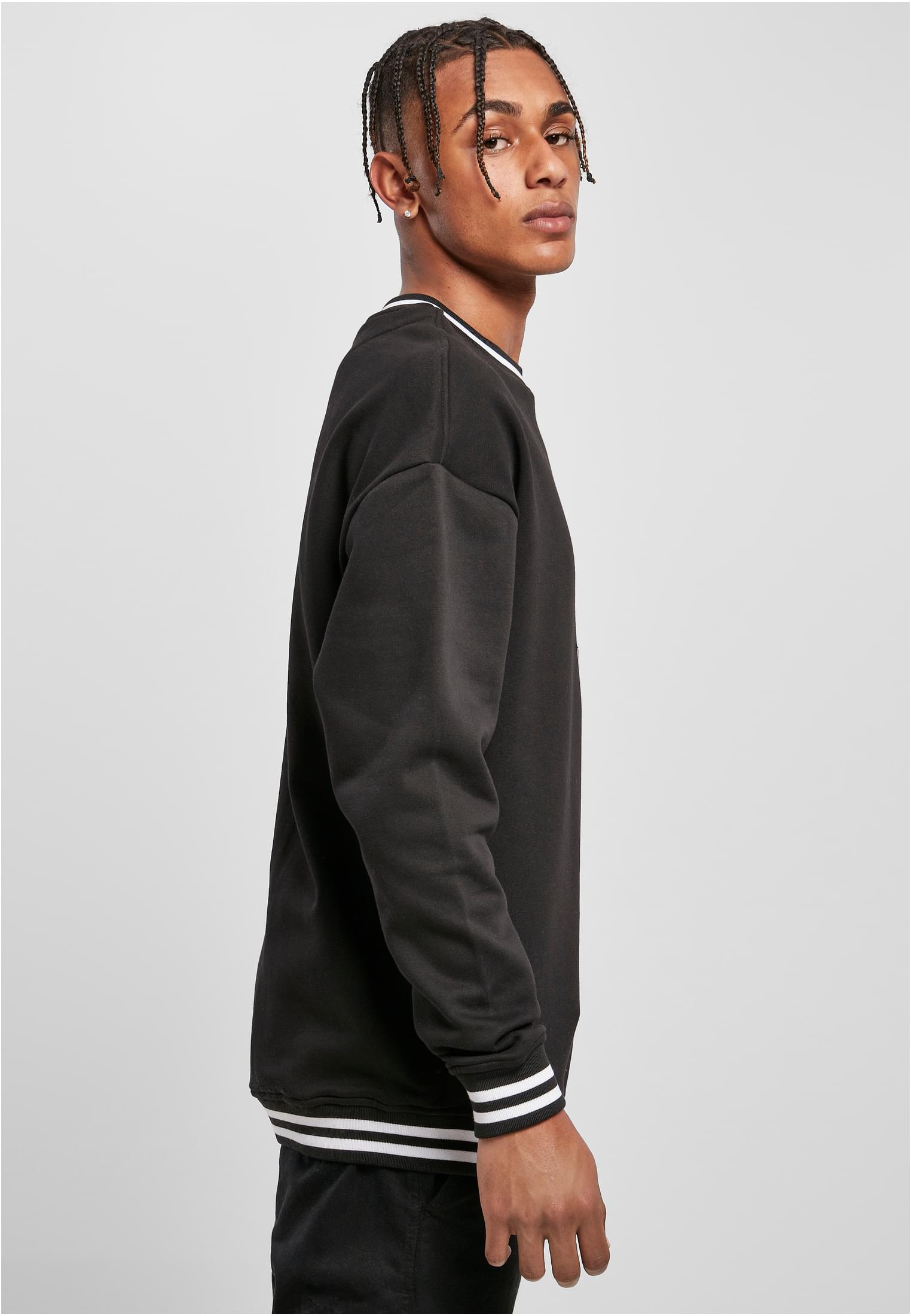 College Sweat Crew black/white | black/white