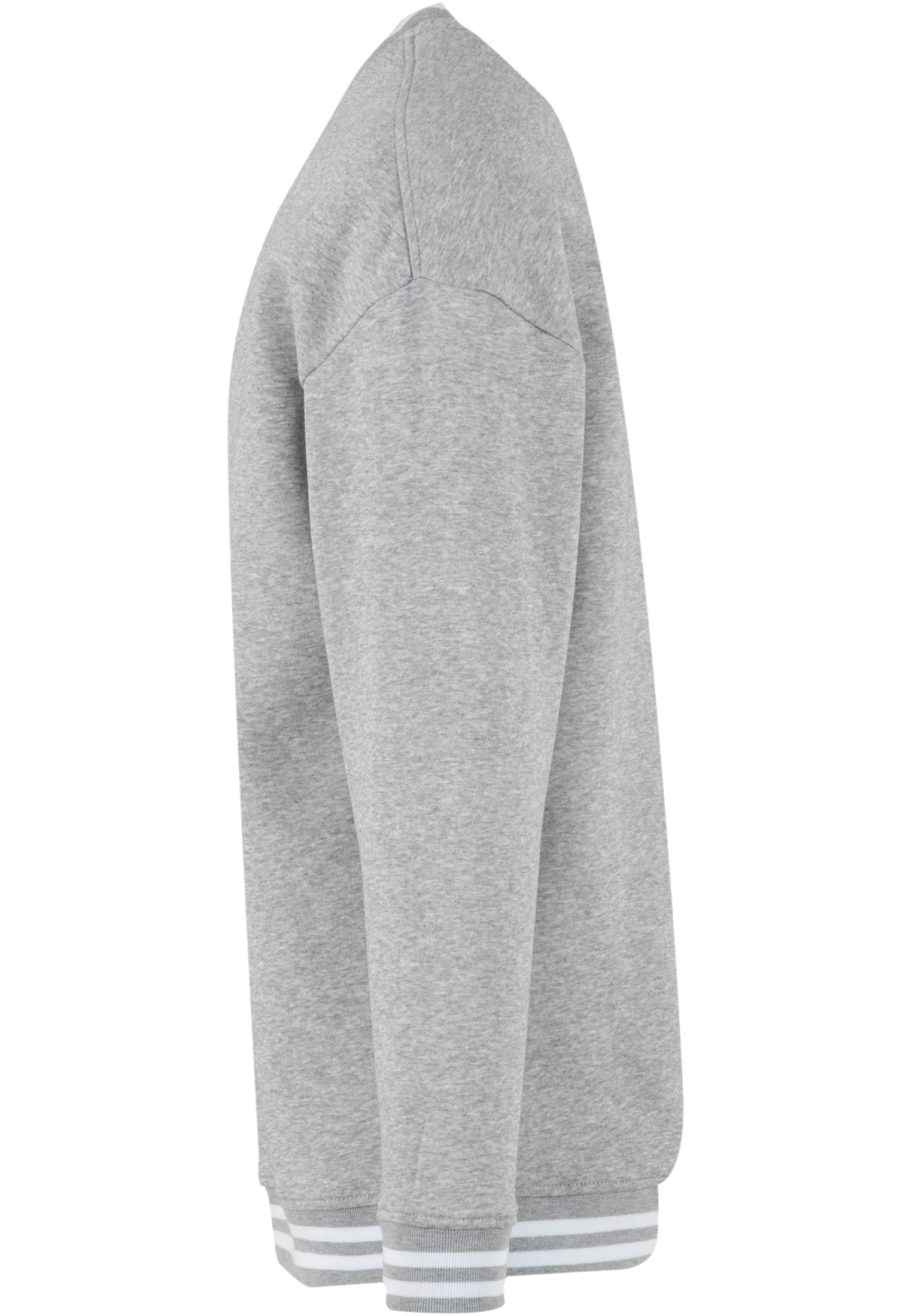 College Sweat Crew heather grey/white | heather grey/white