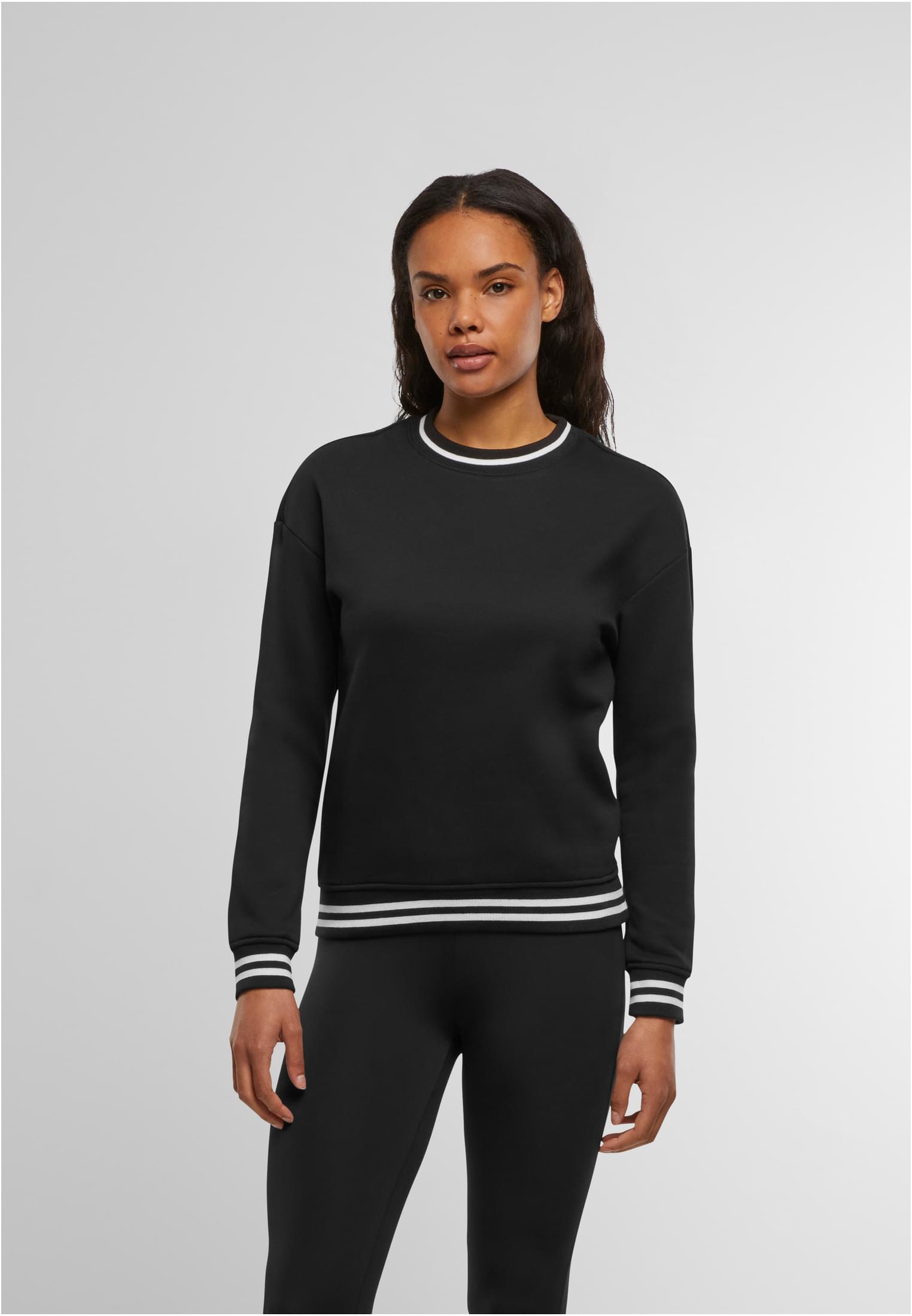 Ladies College Sweat Crew black/white | black/white