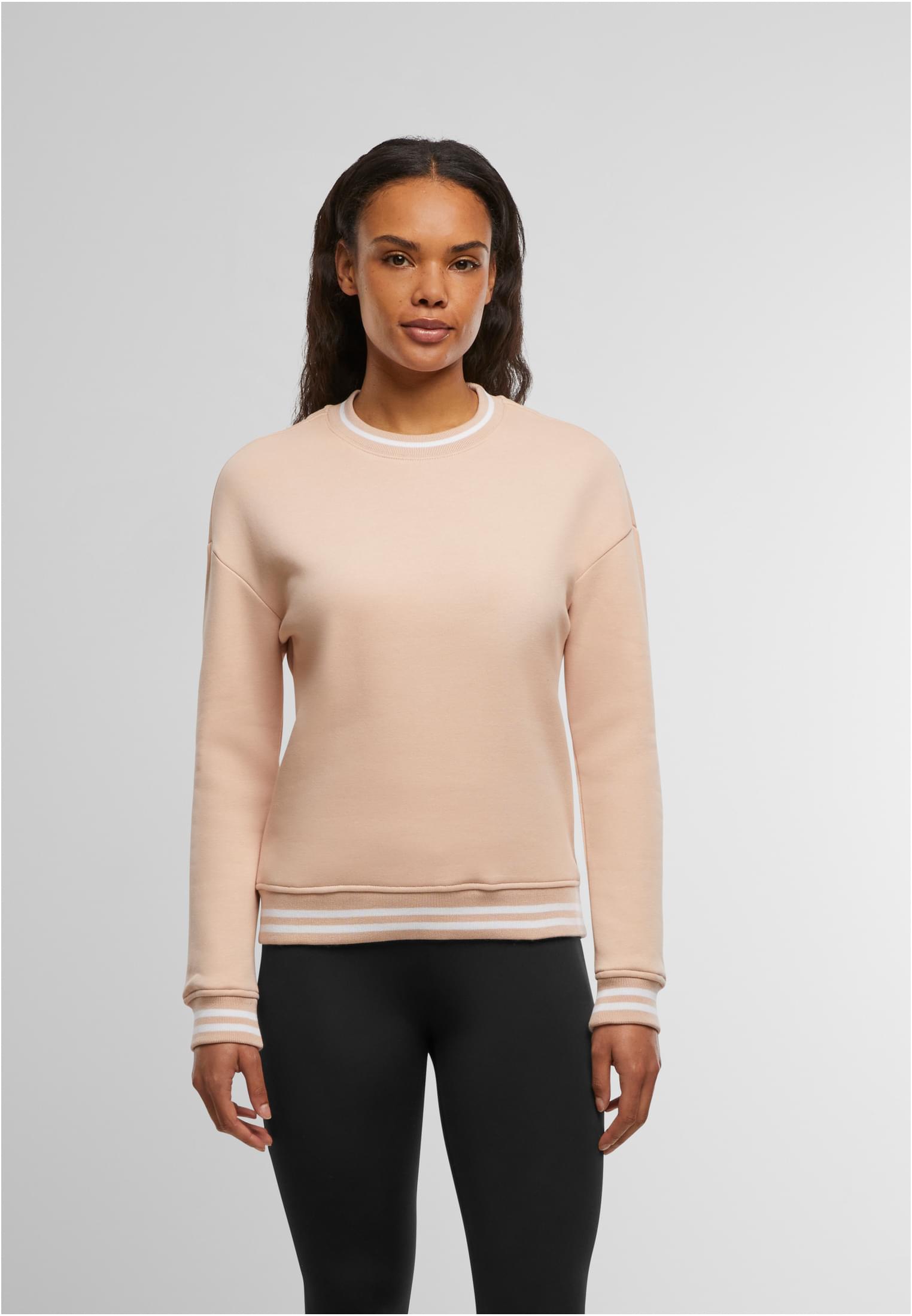 Ladies College Sweat Crew lightrose/white | lightrose/white