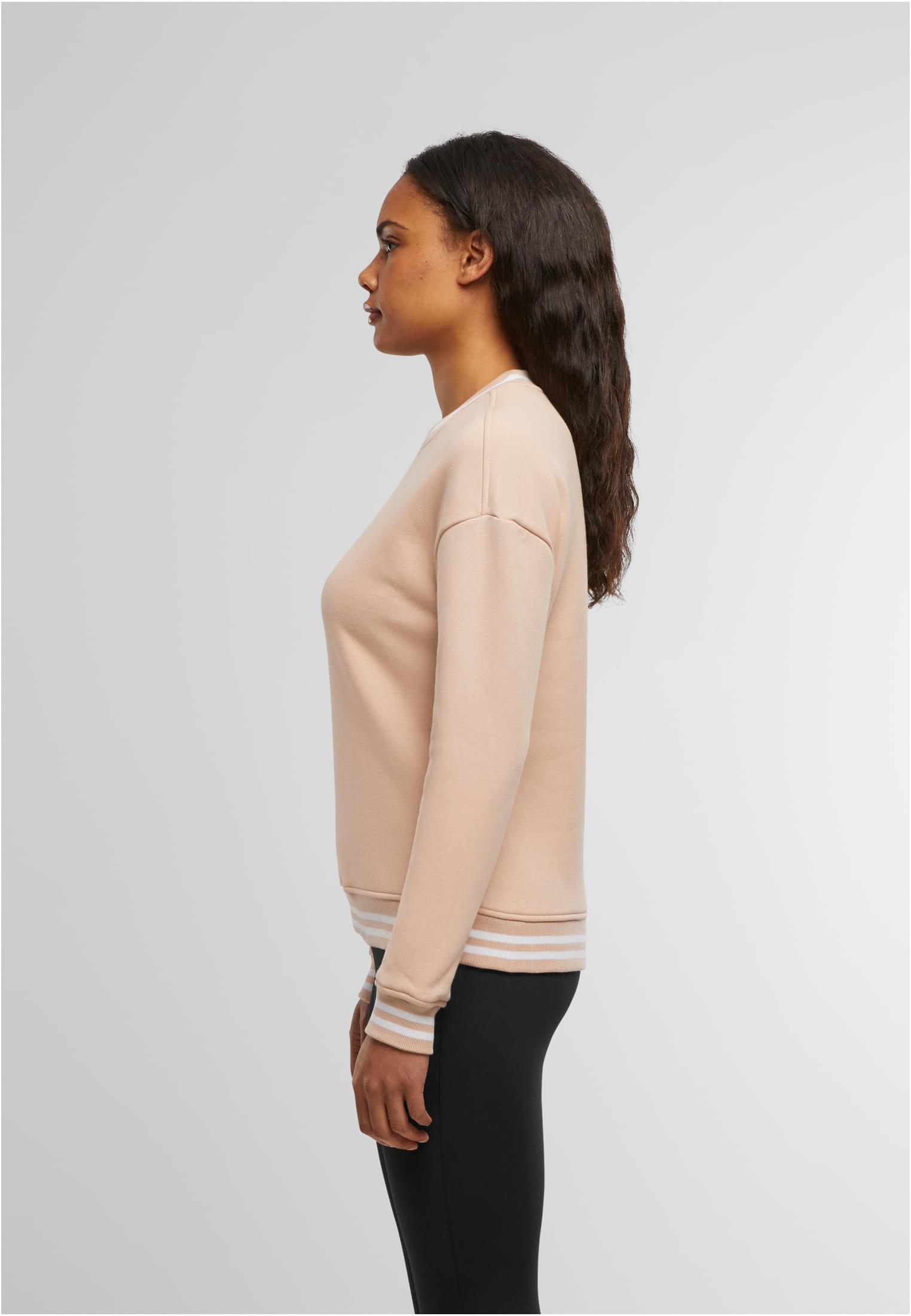 Ladies College Sweat Crew lightrose/white | lightrose/white