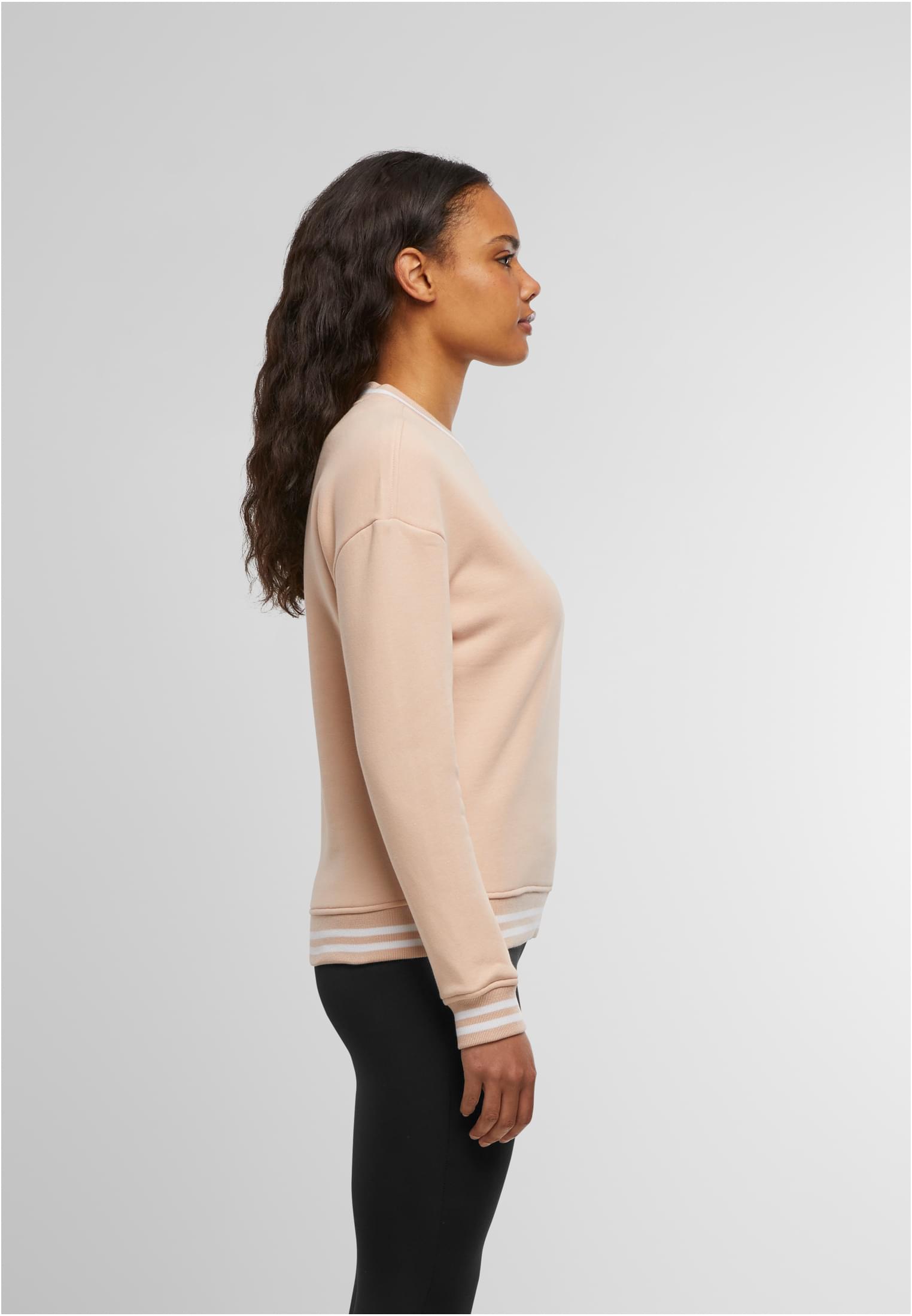 Ladies College Sweat Crew lightrose/white | lightrose/white
