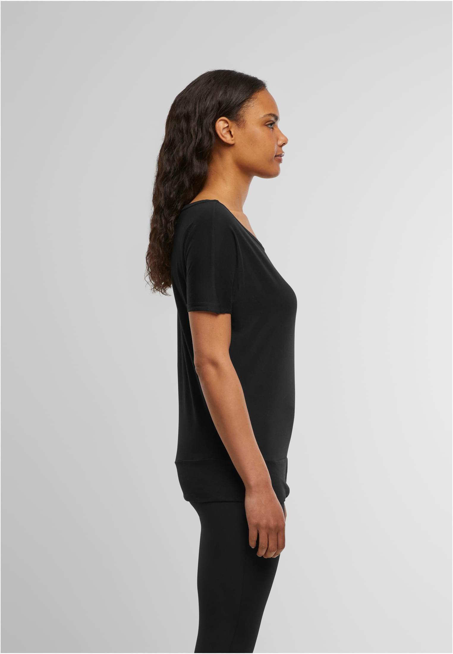 Ladies Batwing Tee black | black