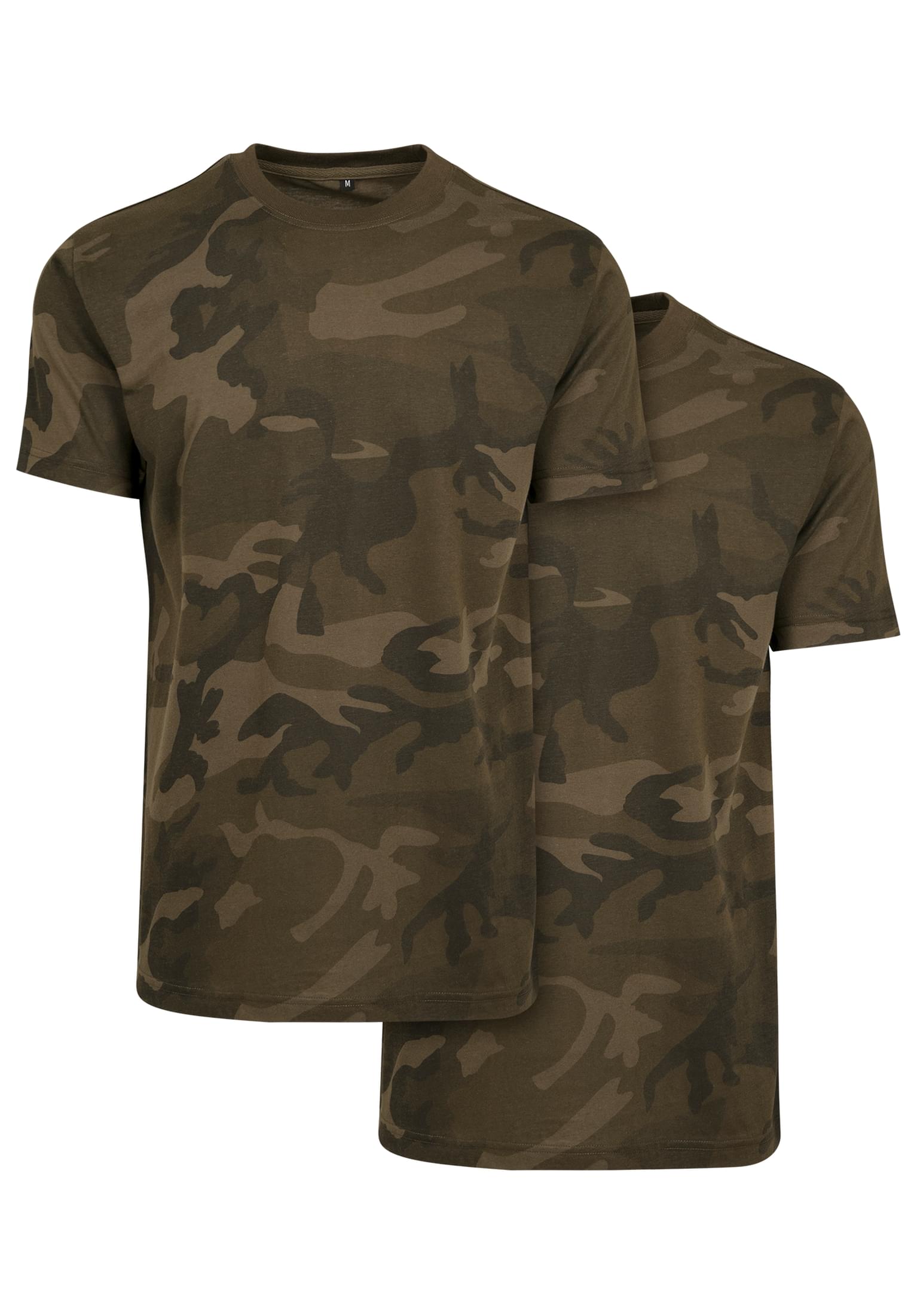 Camo Round Neck Tee 2-Pack olive camo | olive camo