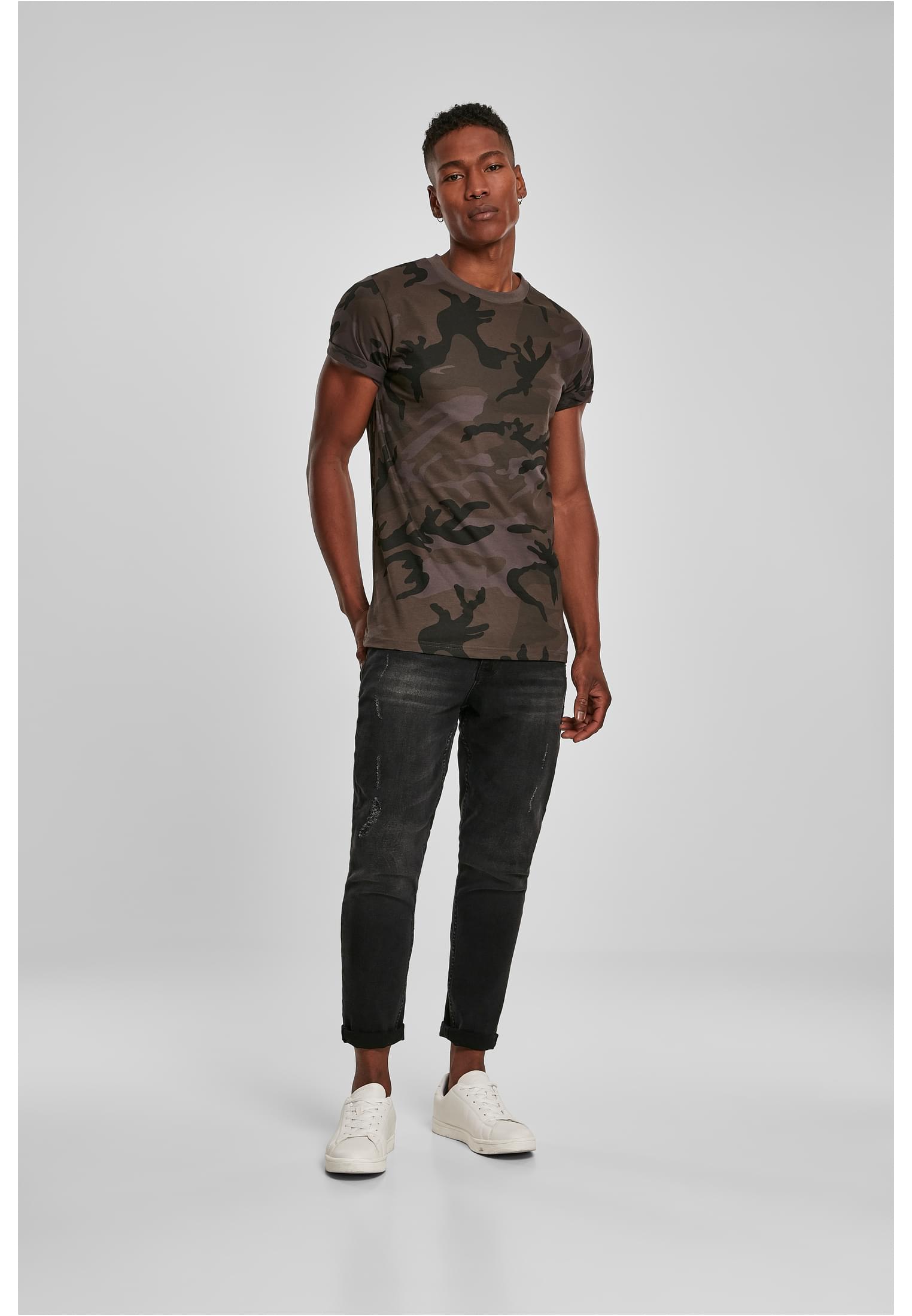 Camo Round Neck Tee darkcamo | darkcamo