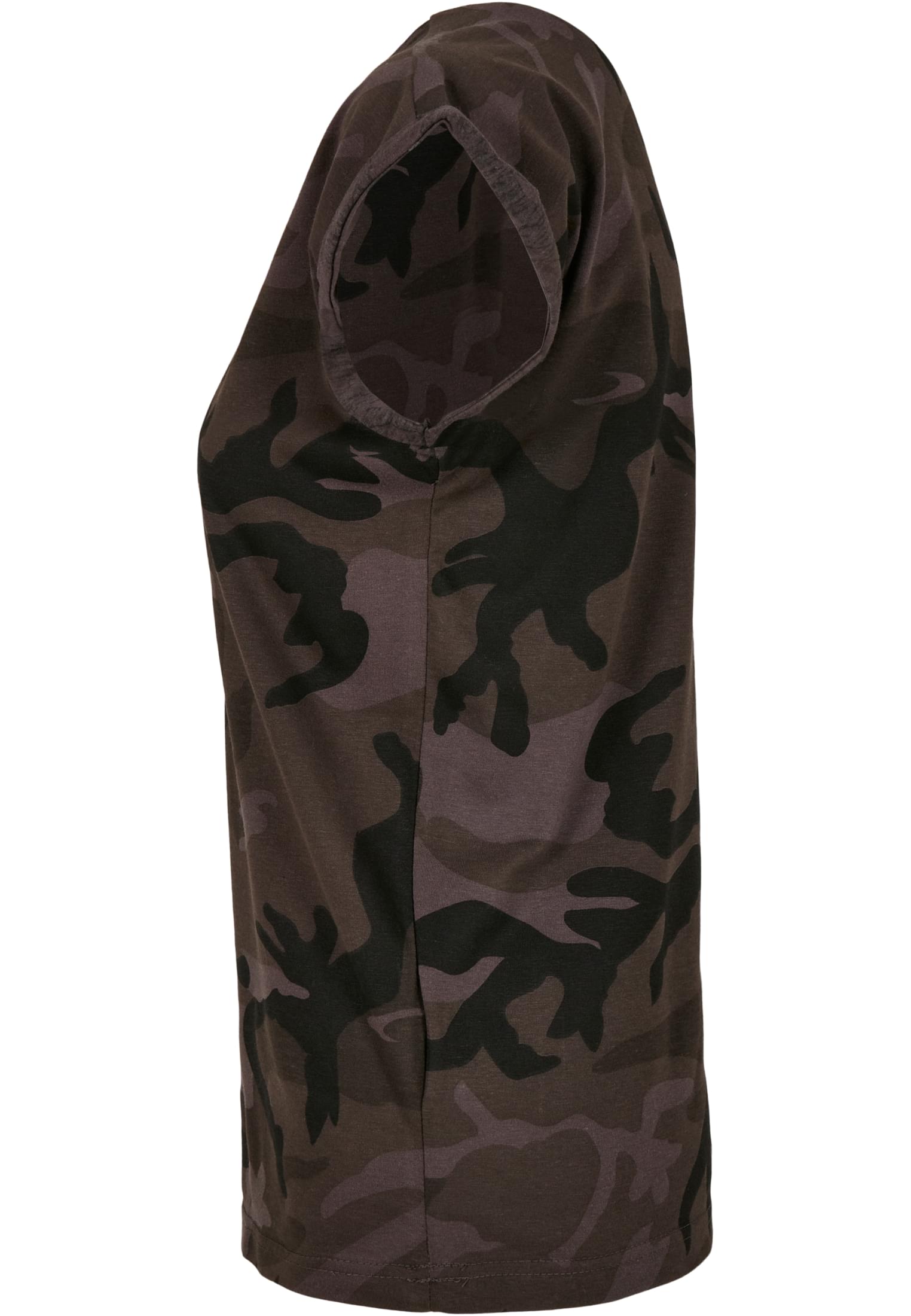 Ladies Extended Shoulder Camo Tee darkcamo | darkcamo