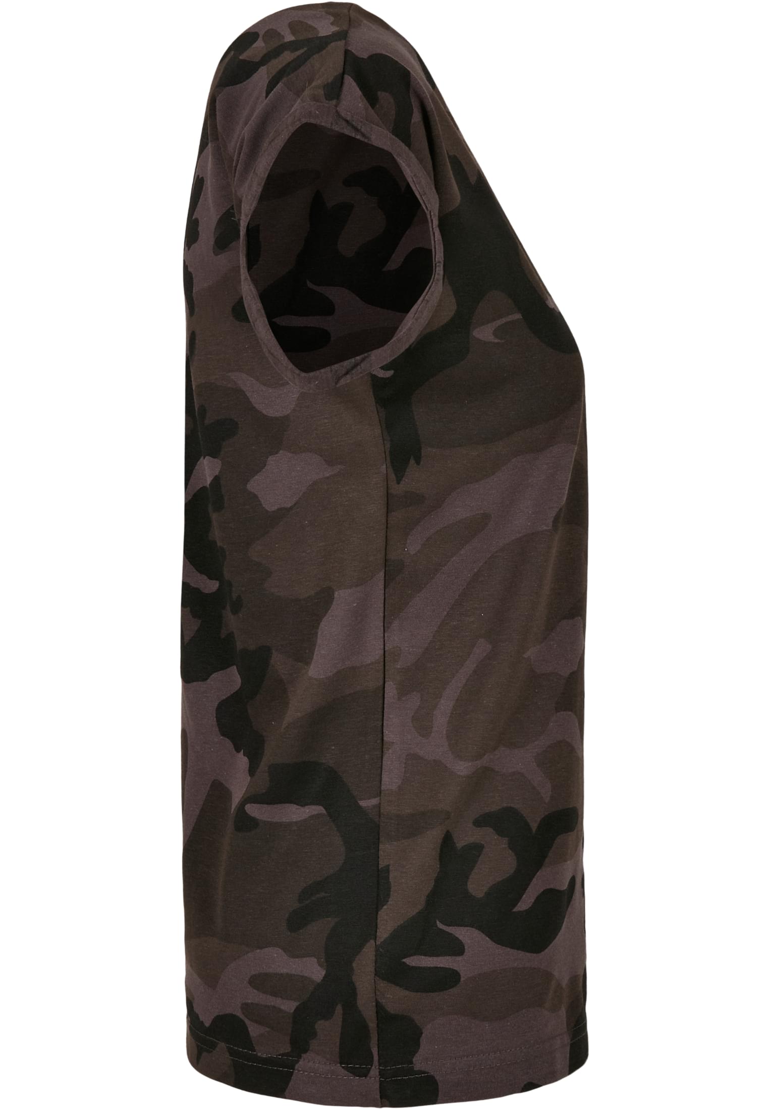 Ladies Extended Shoulder Camo Tee darkcamo | darkcamo