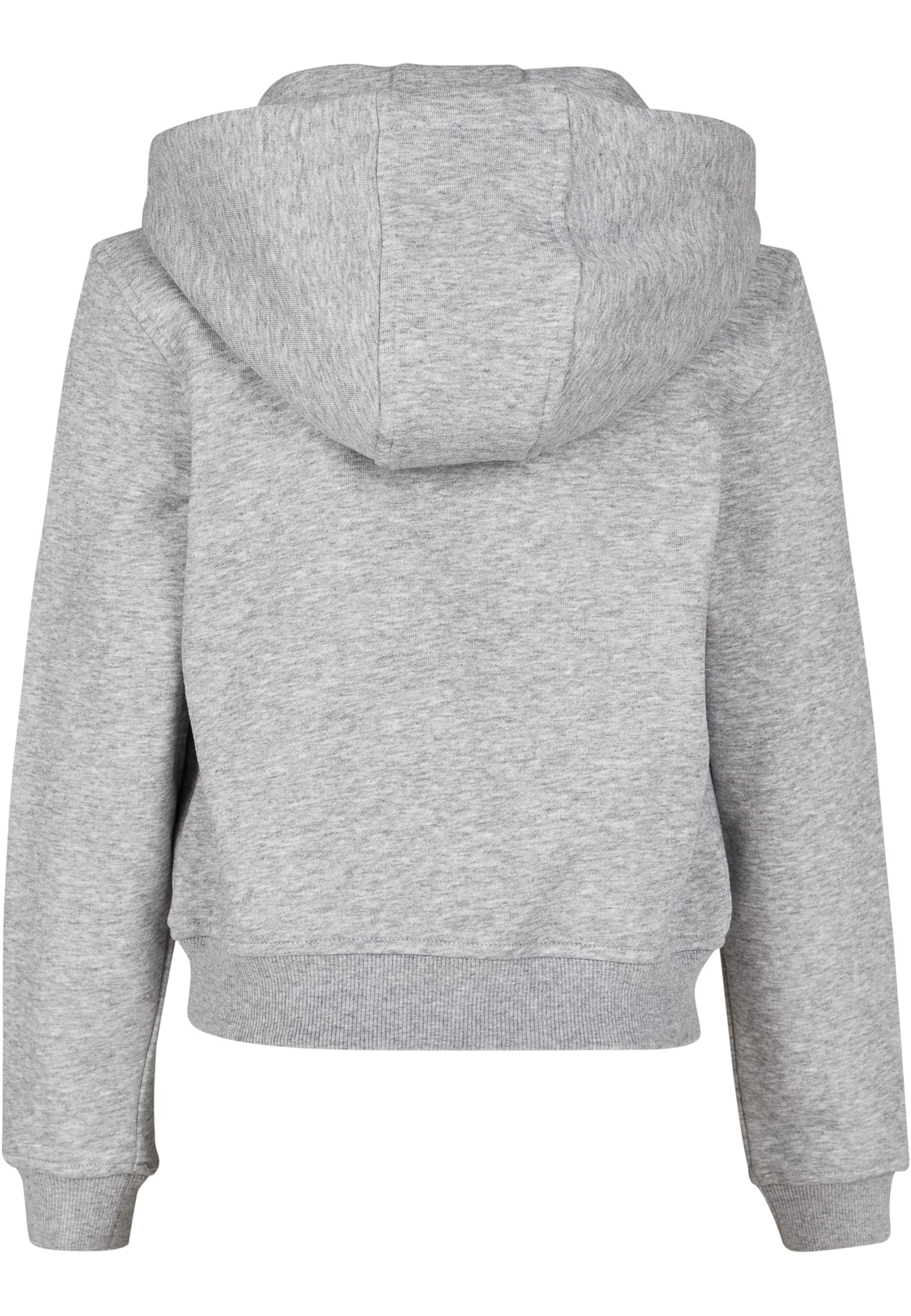 Girls Cropped Sweat Hoody heather grey | heather grey
