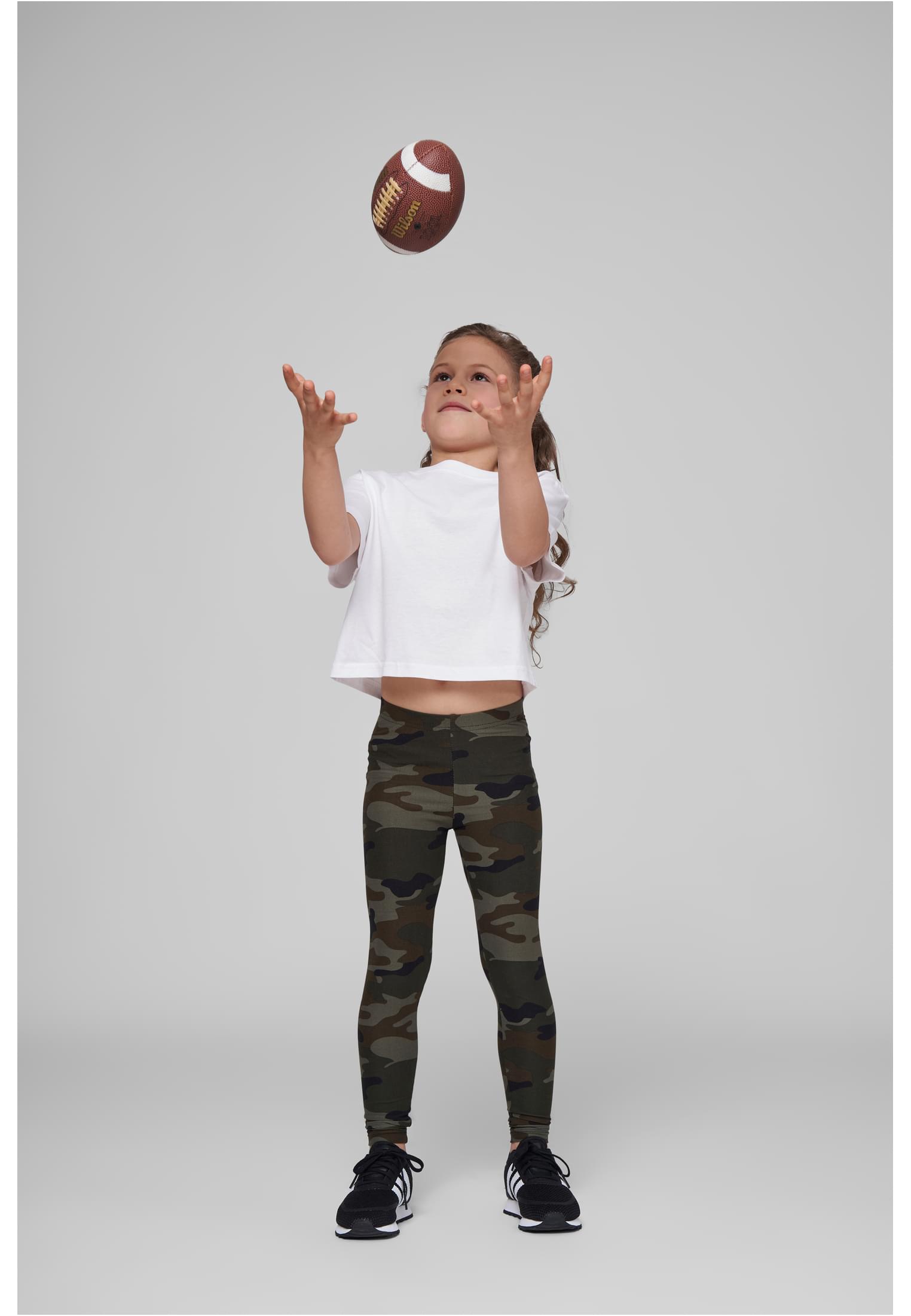Girls Cropped Jersey Tee white | white