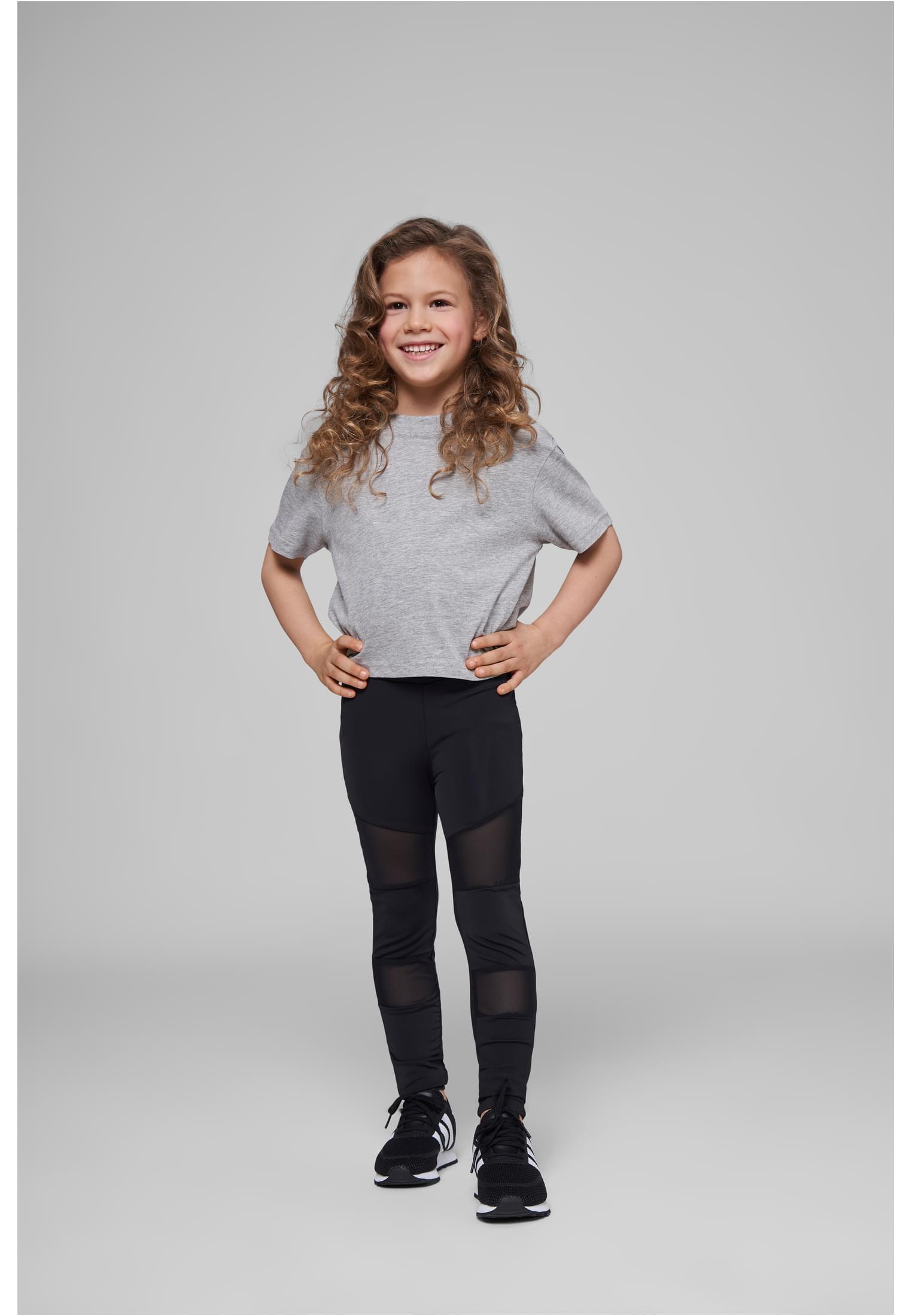 Girls Cropped Jersey Tee heather grey | heather grey