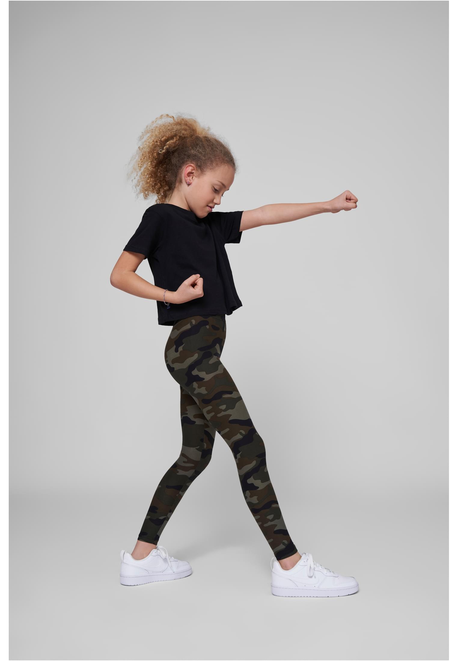 Girls Cropped Jersey Tee black | black
