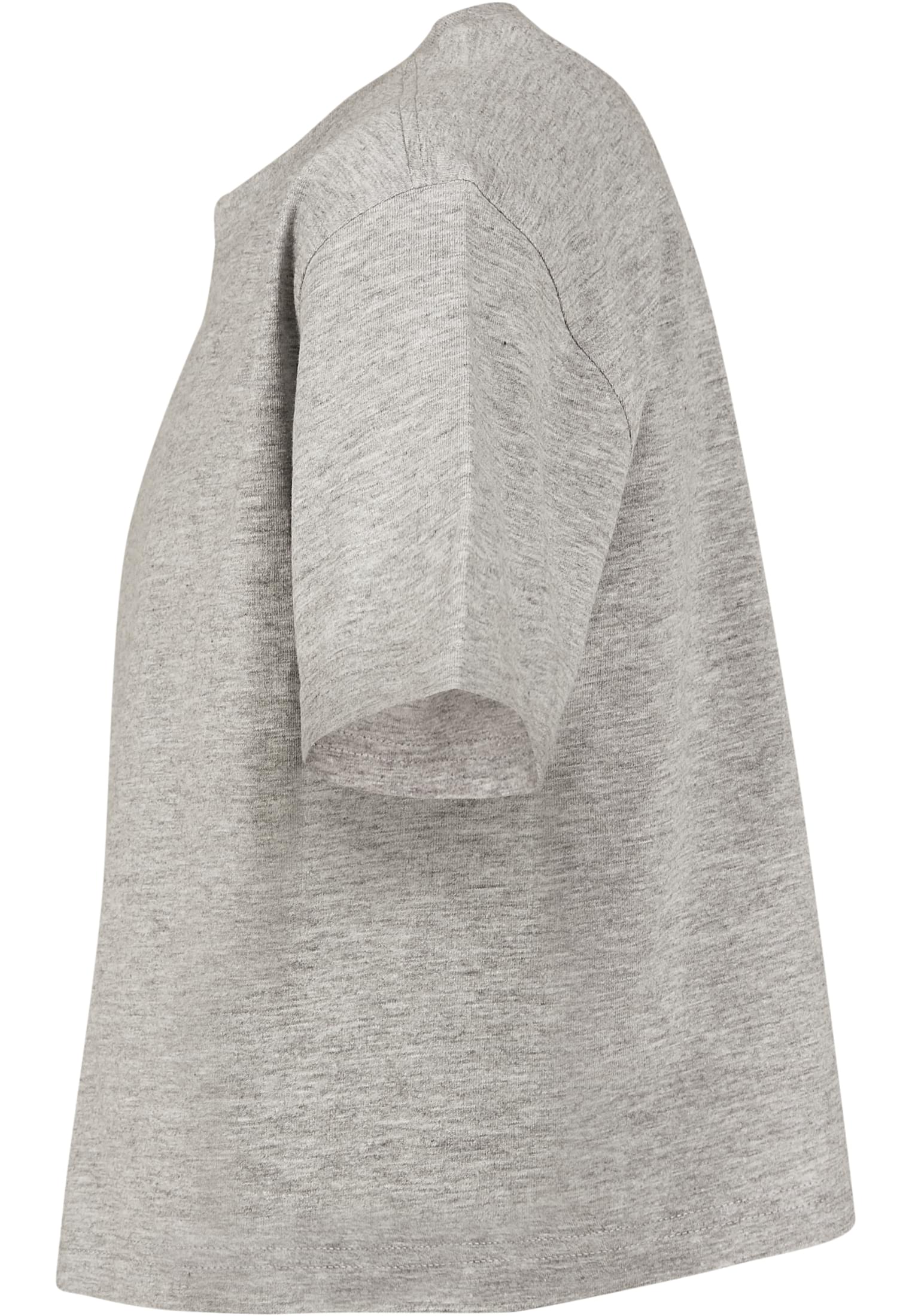 Girls Cropped Jersey Tee heather grey | heather grey