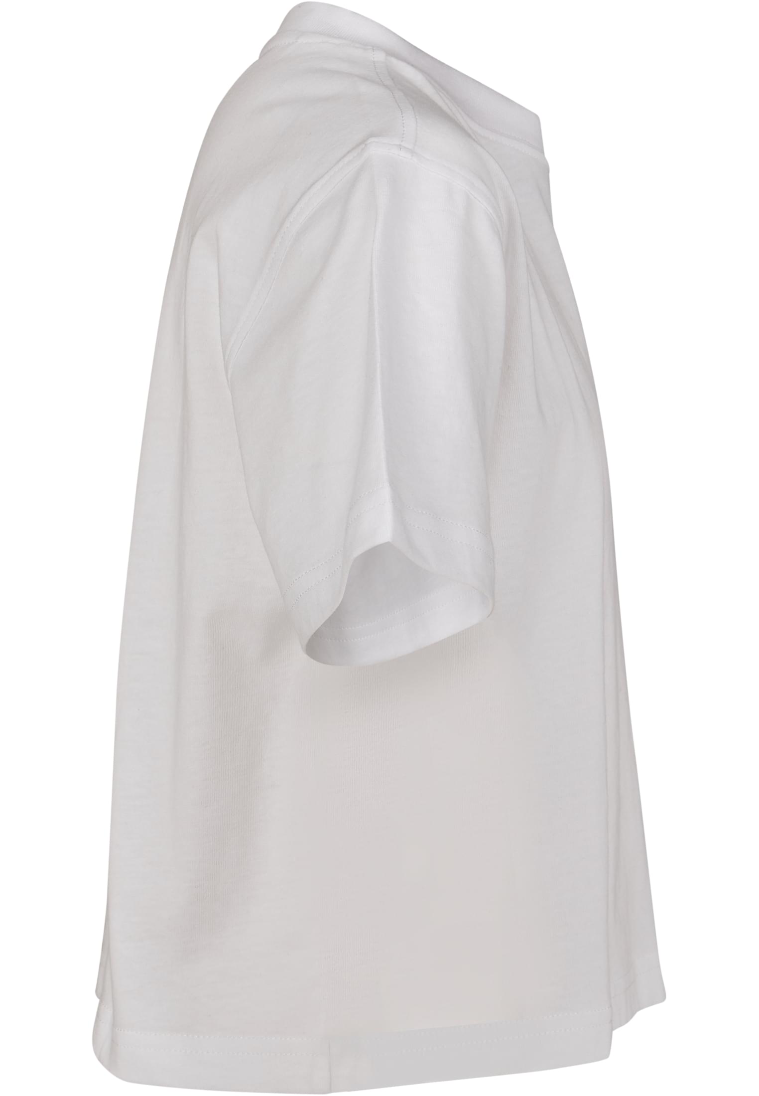 Girls Cropped Jersey Tee white | white